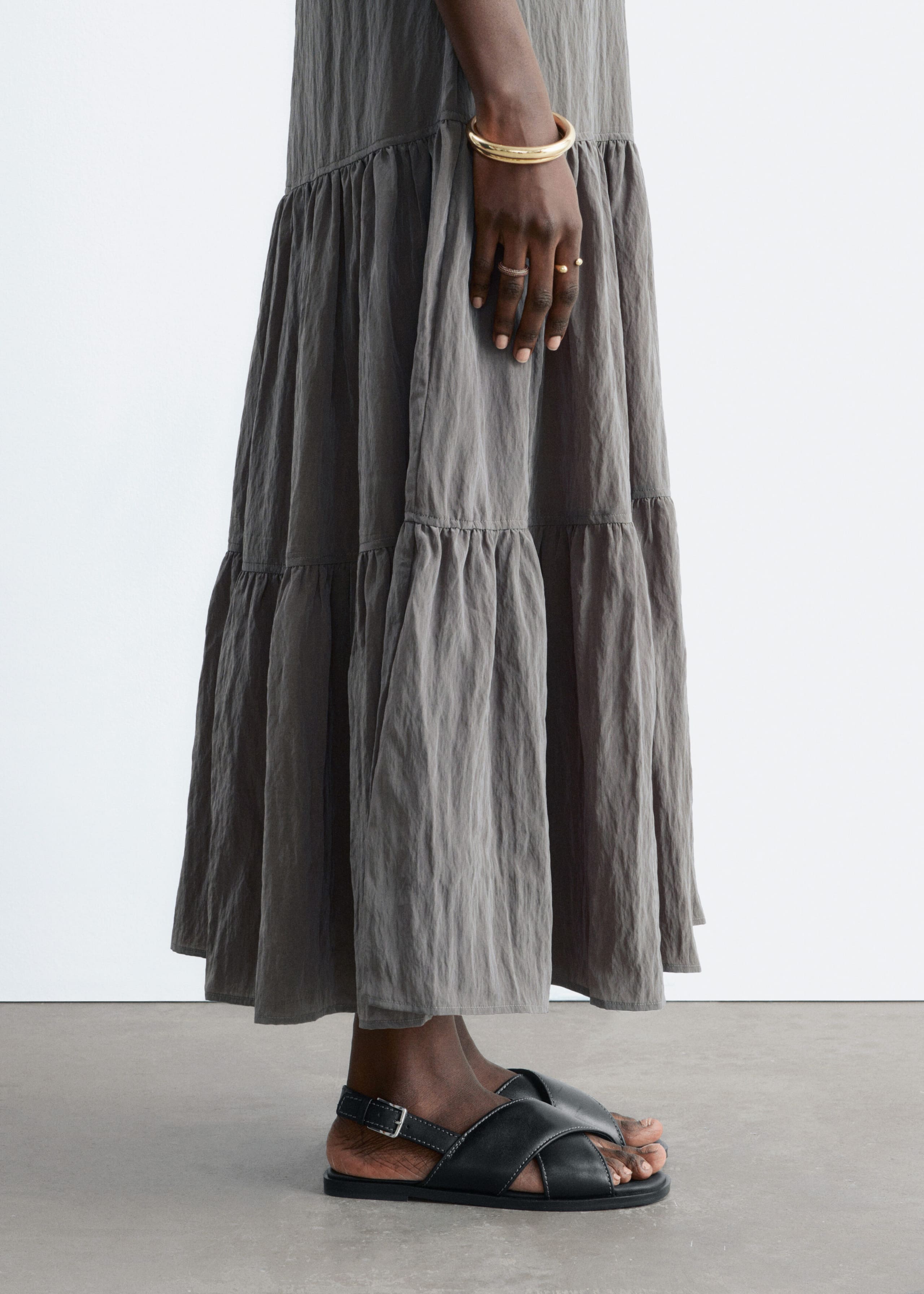 Image of Crossover Leather Sandals