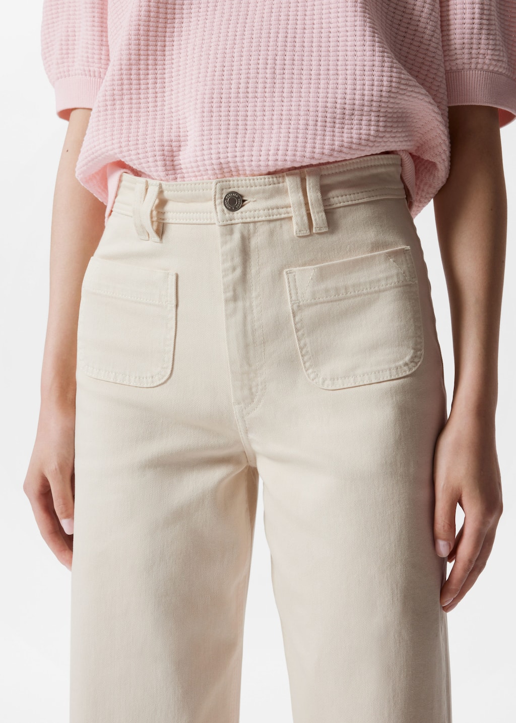 Image of High-Waist Flared Jeans