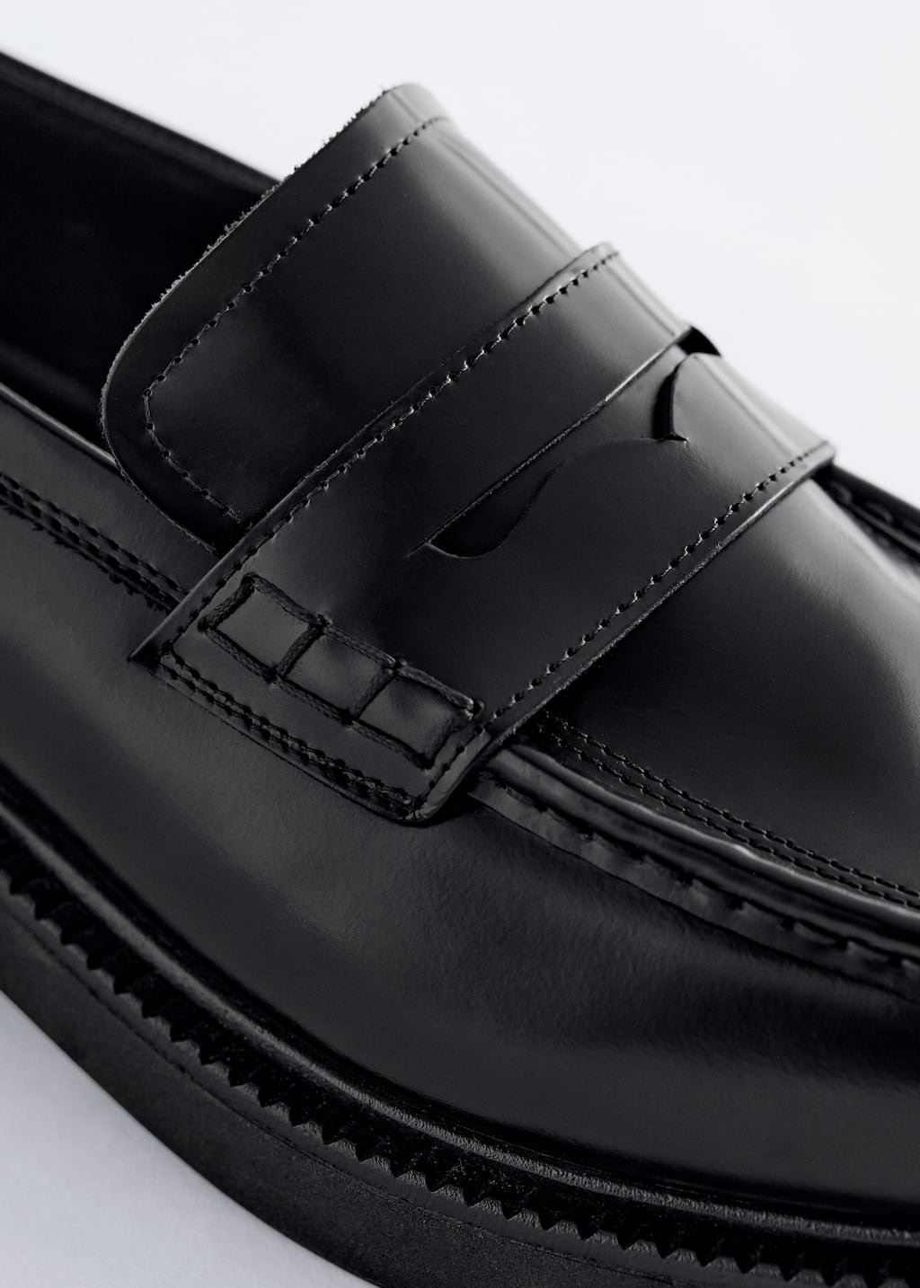 Image of Chunky Leather Loafers