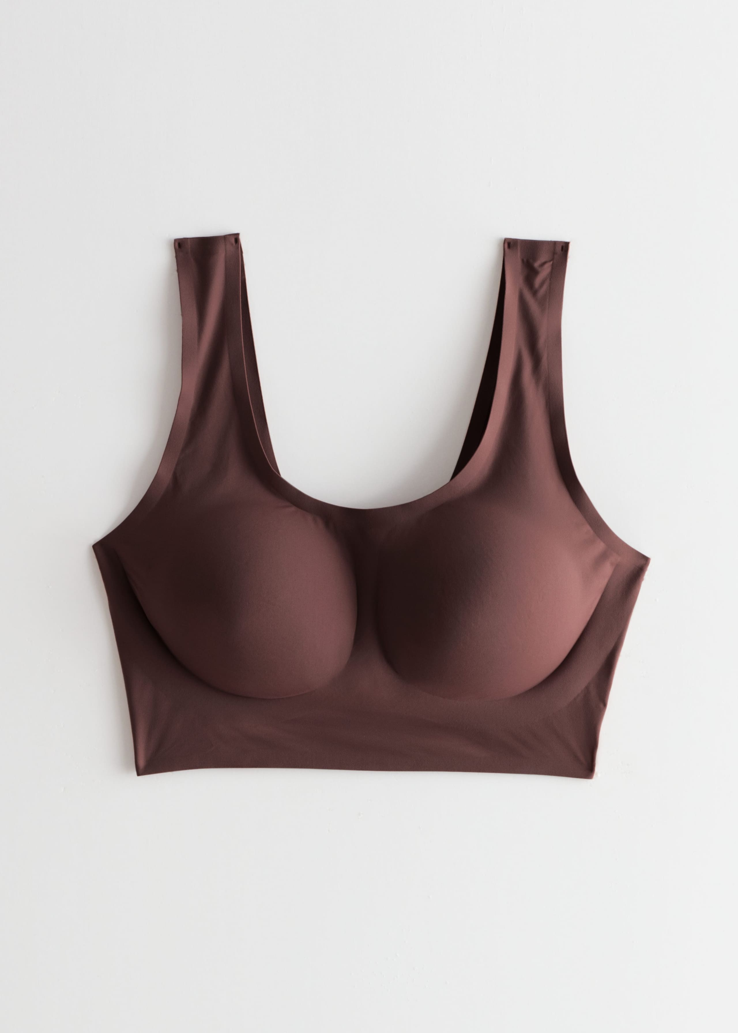 Padded Seamless Bralette - Brown - Still Life