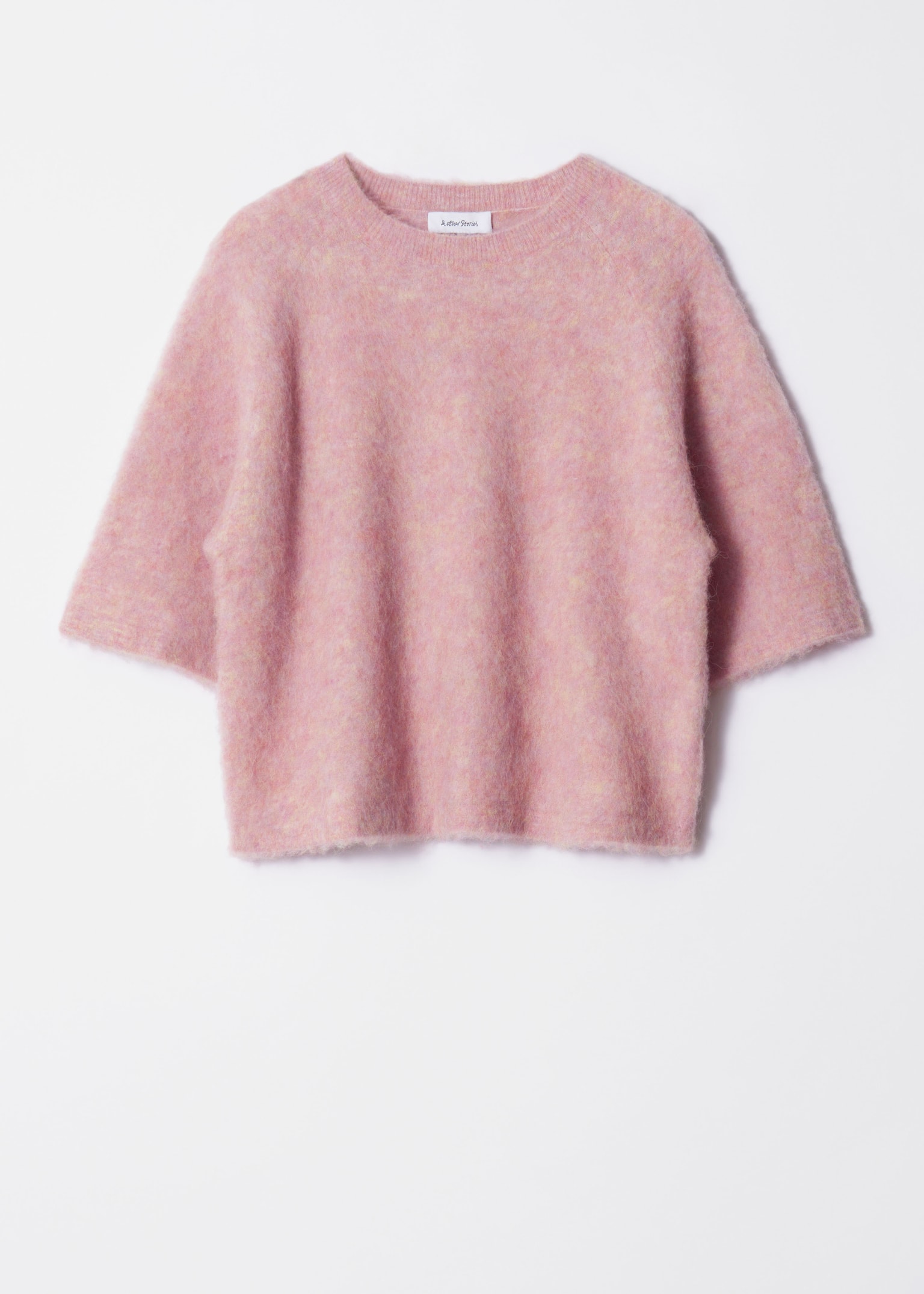 Alpaca-Blend Knitted Top - Light Pink/Dusty Blue/Mole/Oatmeal/Burgundy/Grey/Red/Black/Light Blue