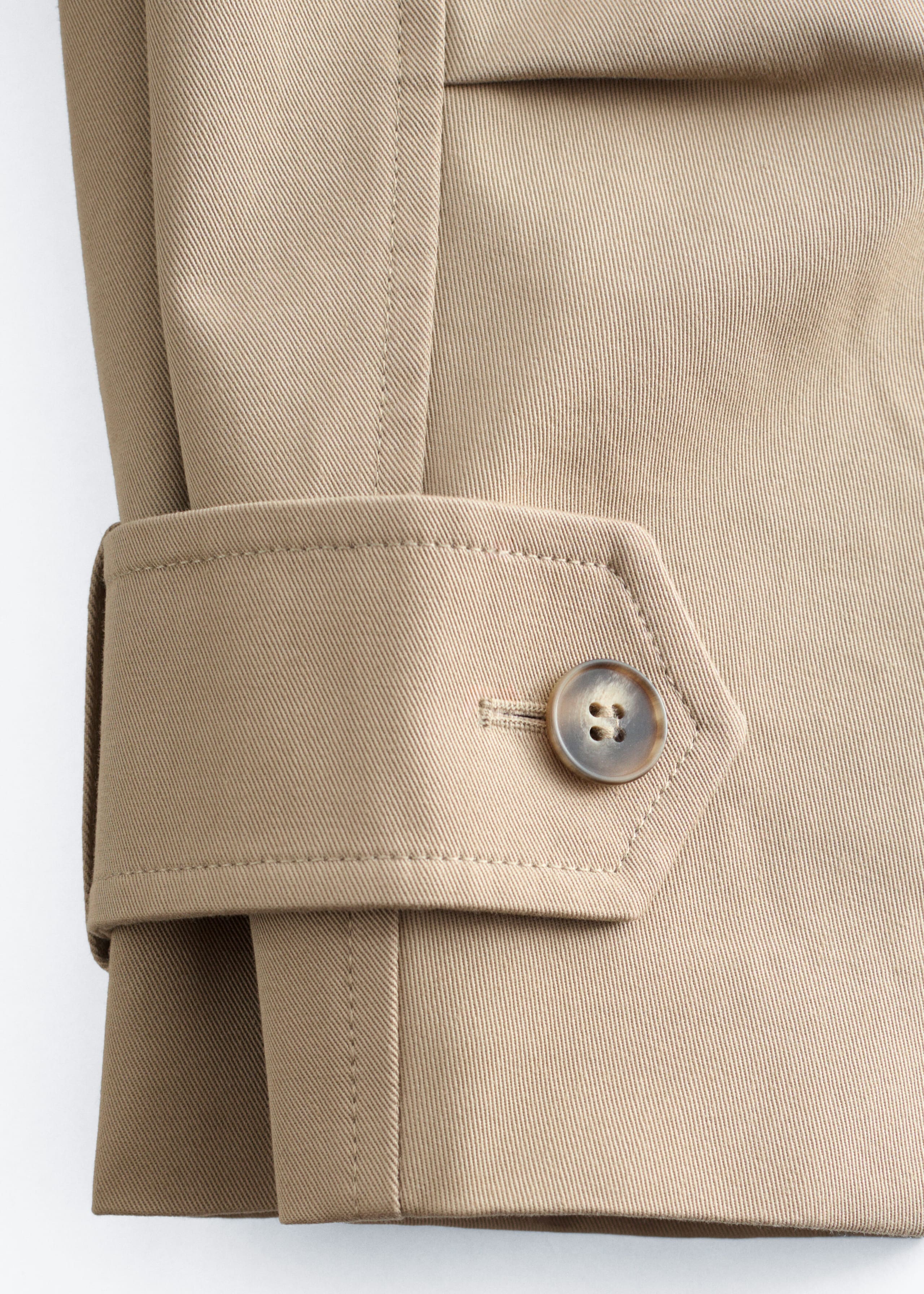 Image of Double-Breasted Trench Coat