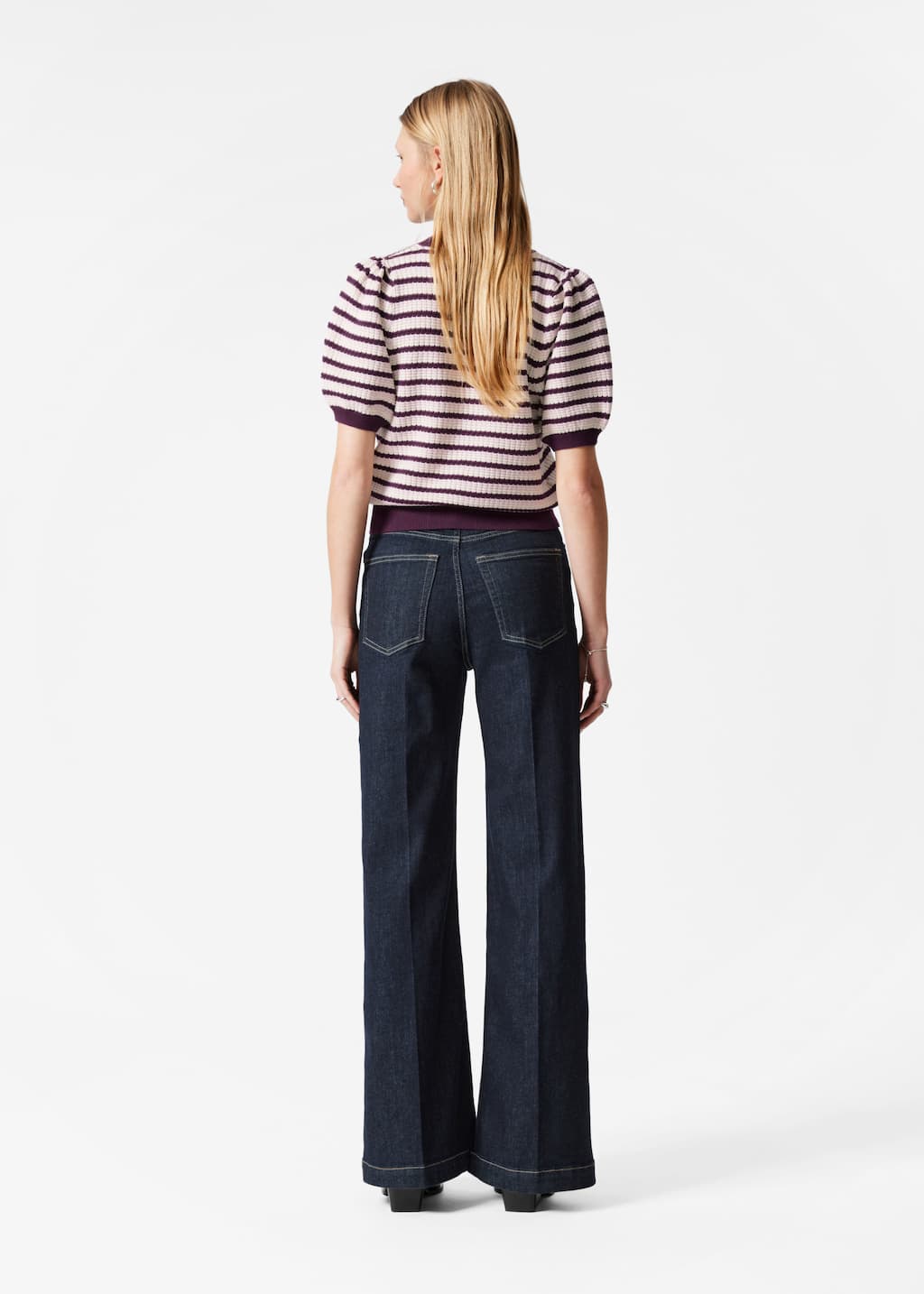 Image of Scalloped Knit Top