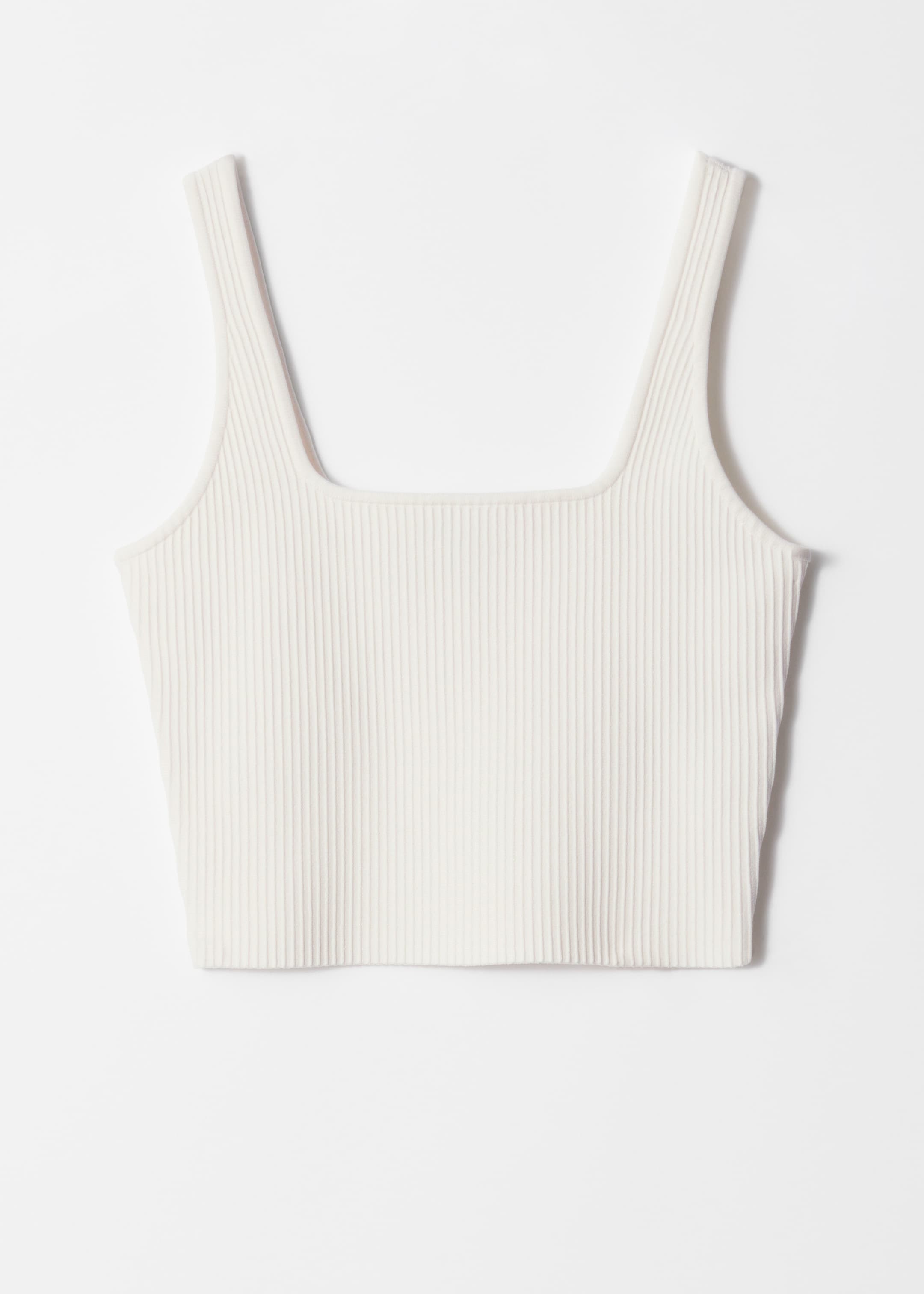 Agrandir l'image: Haut court - Blanc - FEMME | H&M BE 5