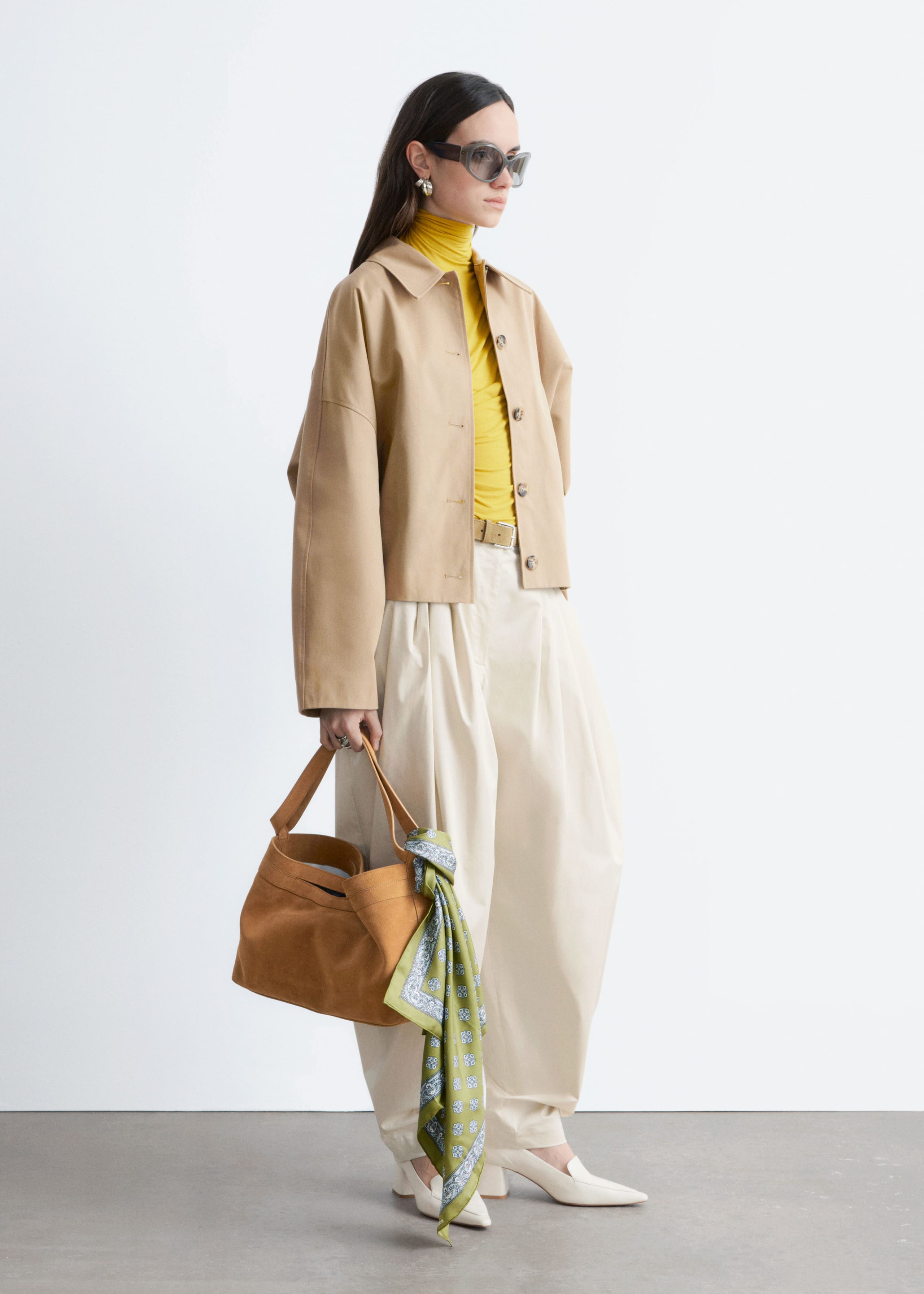 Image of Boxy Cotton Jacket