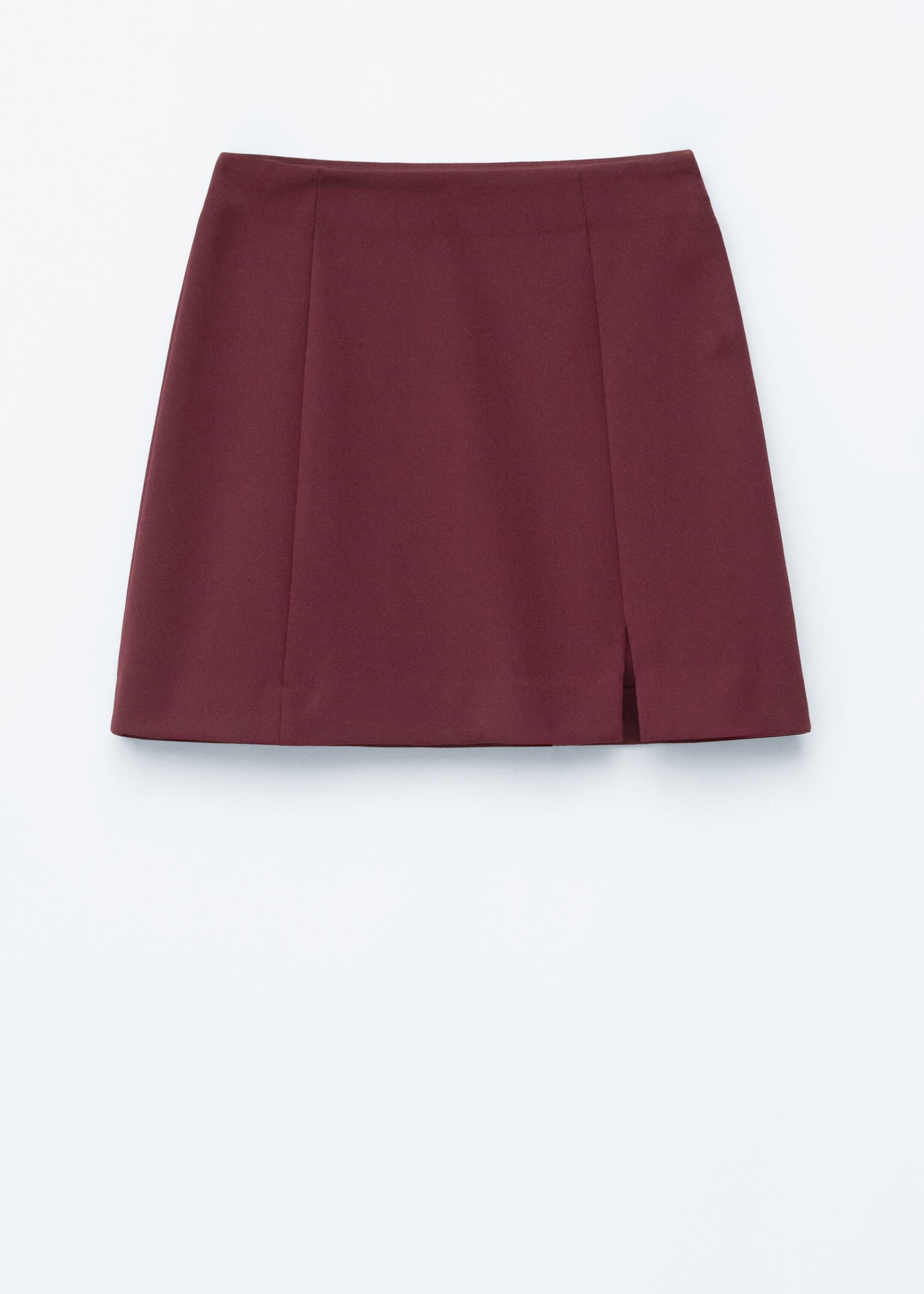 View larger image: High-Waist Mini Skirt - Dark Red - Ladies | H&M GB 6