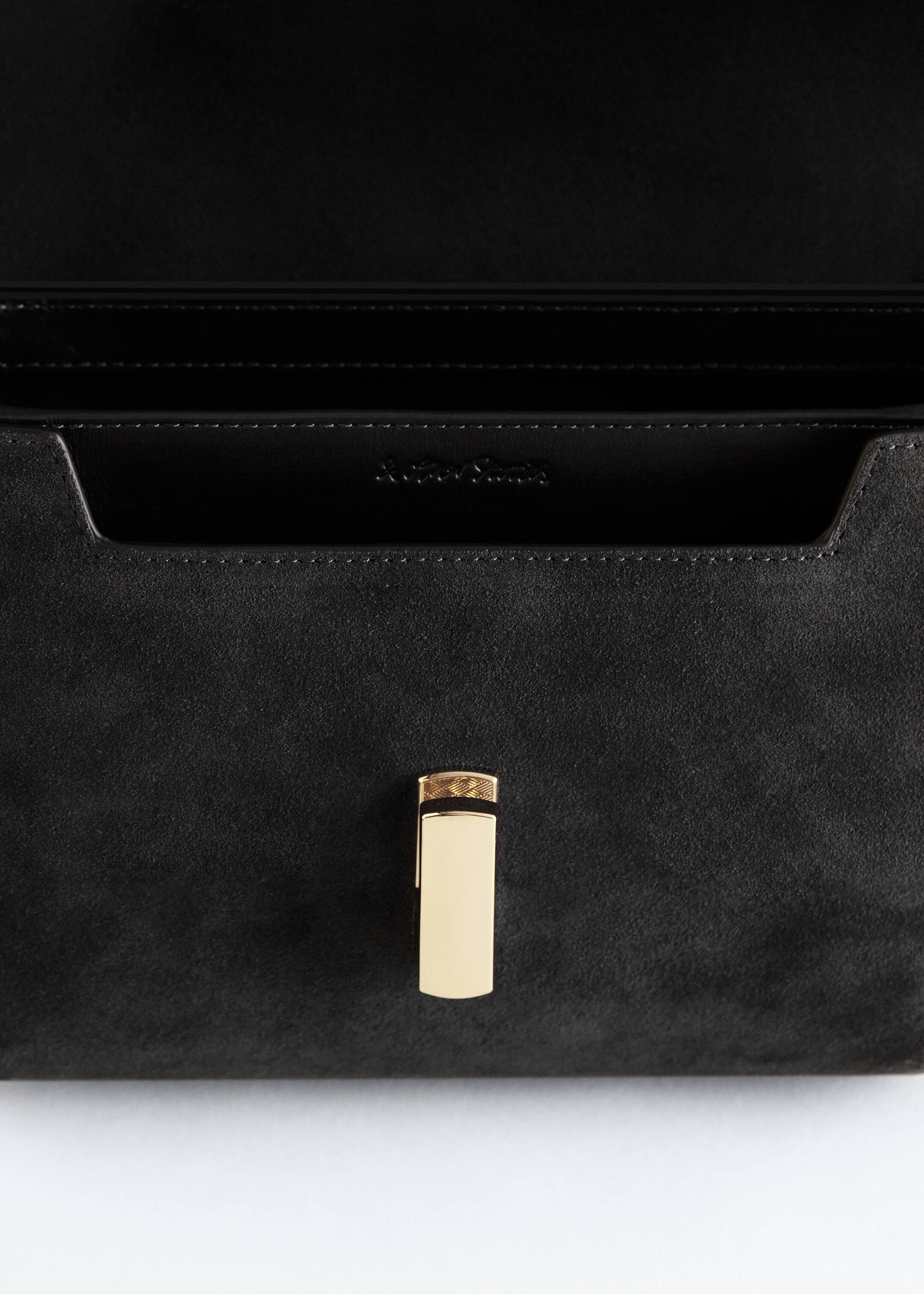 Zobacz większy obraz: Podwójna skórzana torba crossbody - Czarny - ONA | H&M PL 2