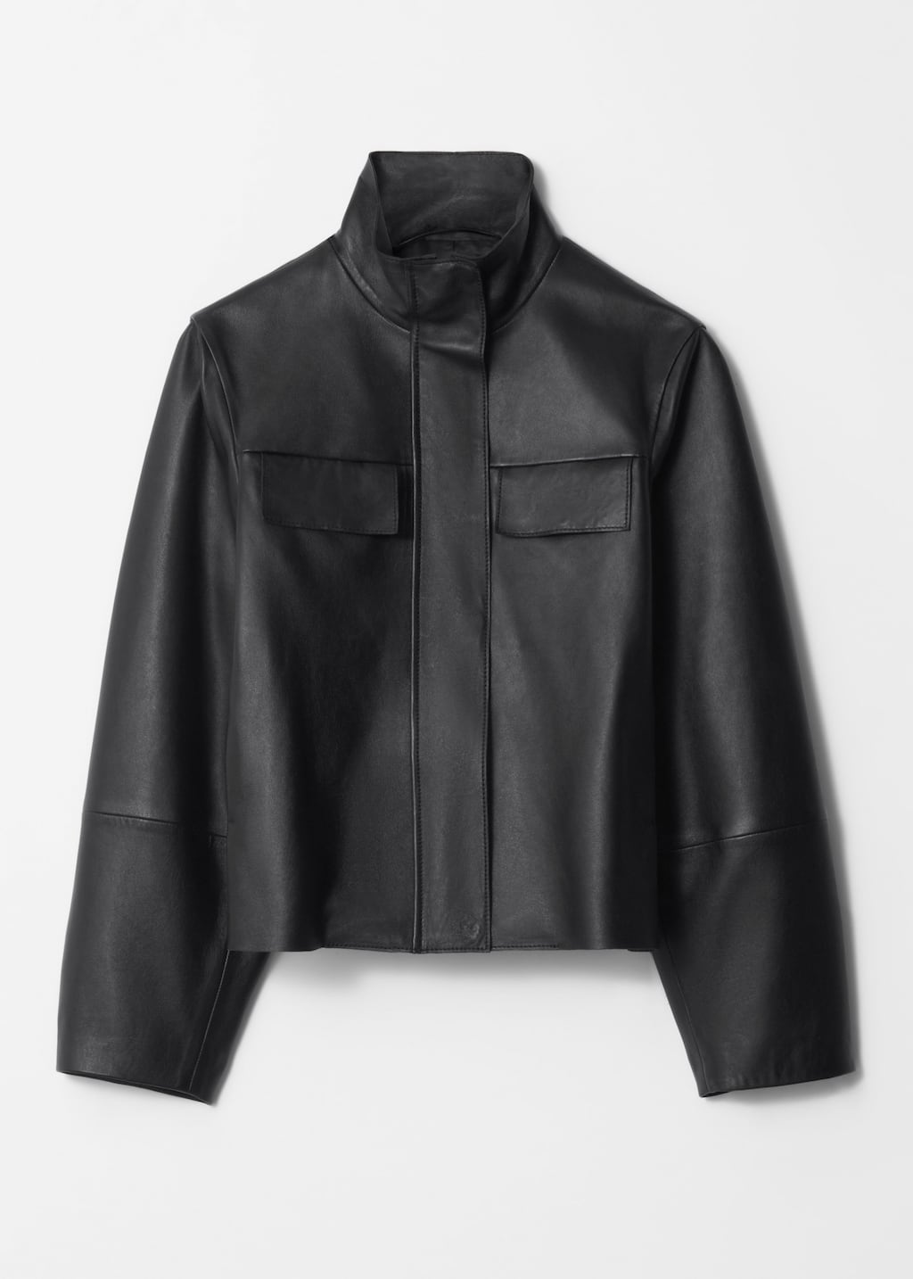 Image of Lederjacke mit Pattentaschen