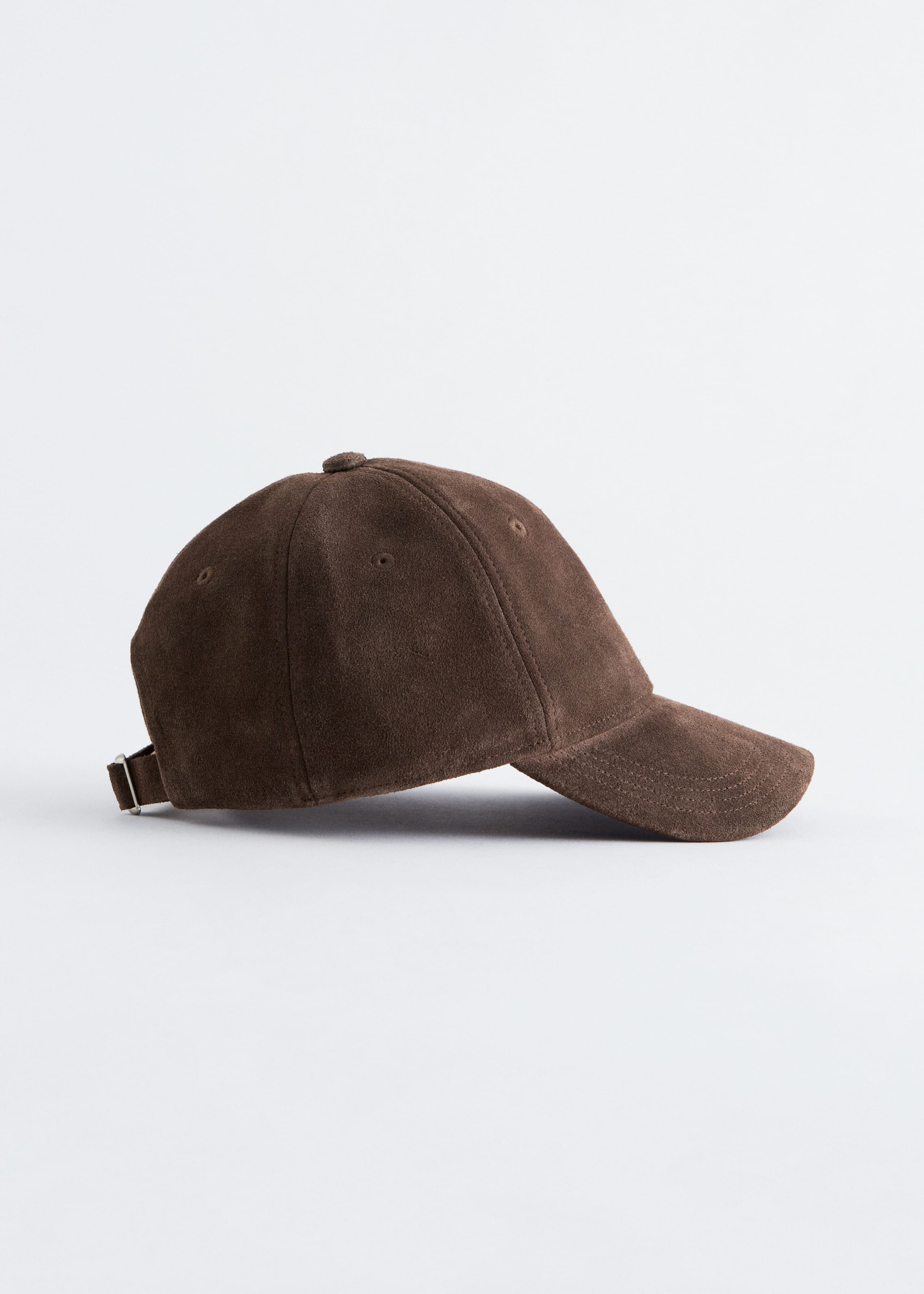 Image of Basecap aus Veloursleder