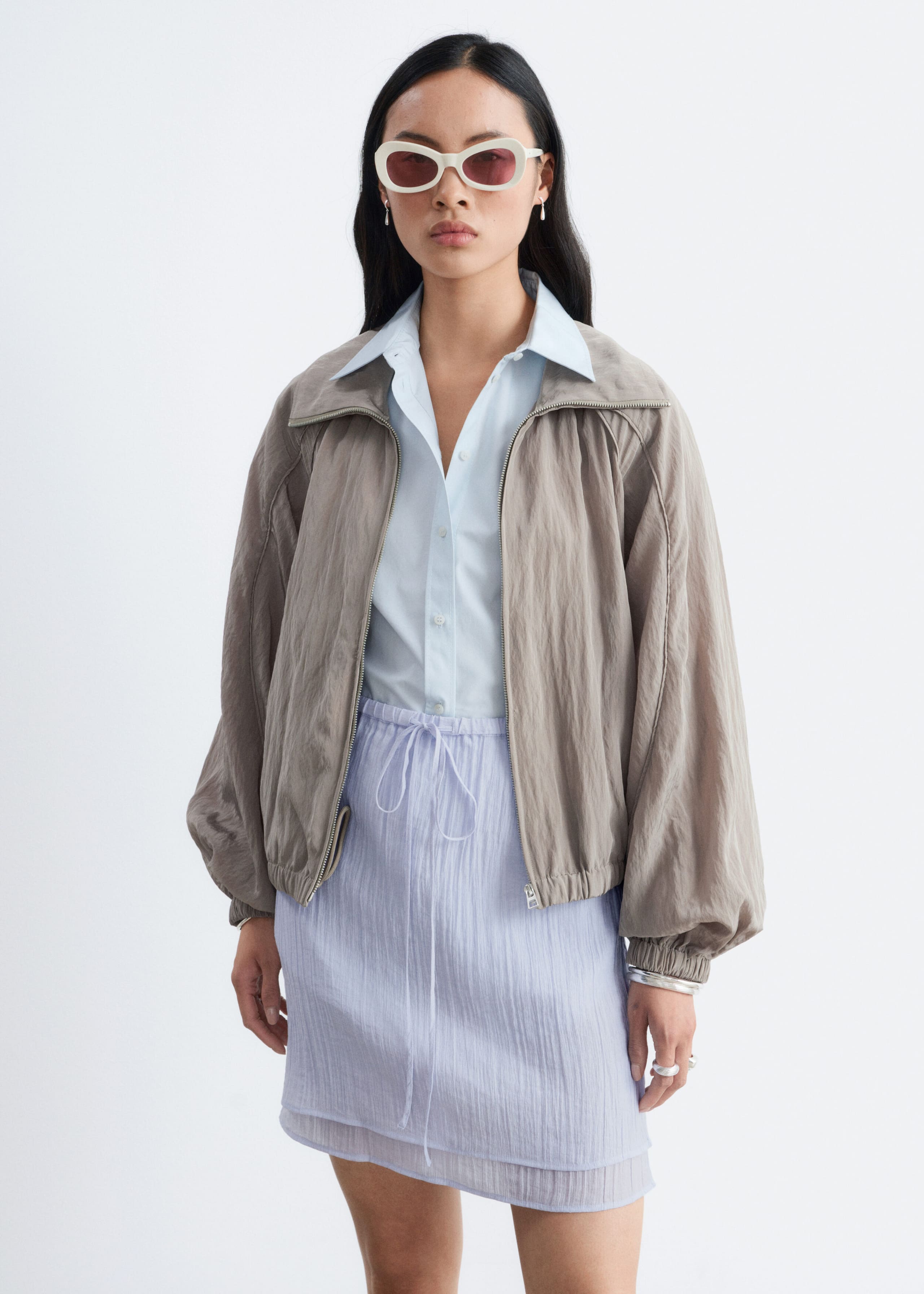 Image of Layered Mini Skirt