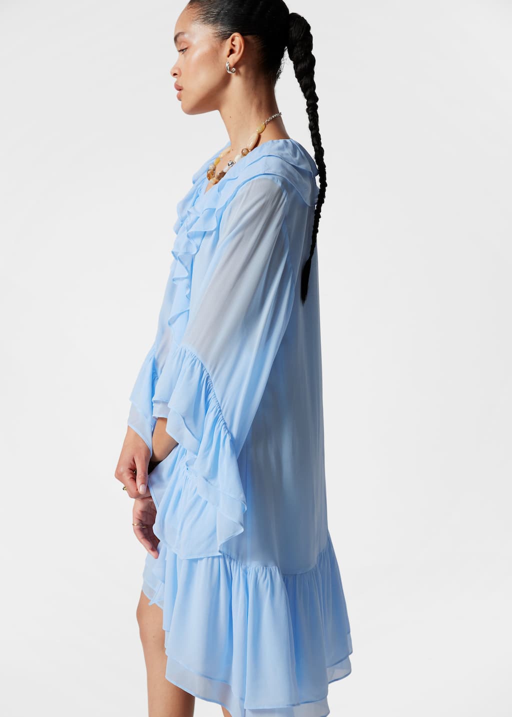 Image of Minikleid mit Volants