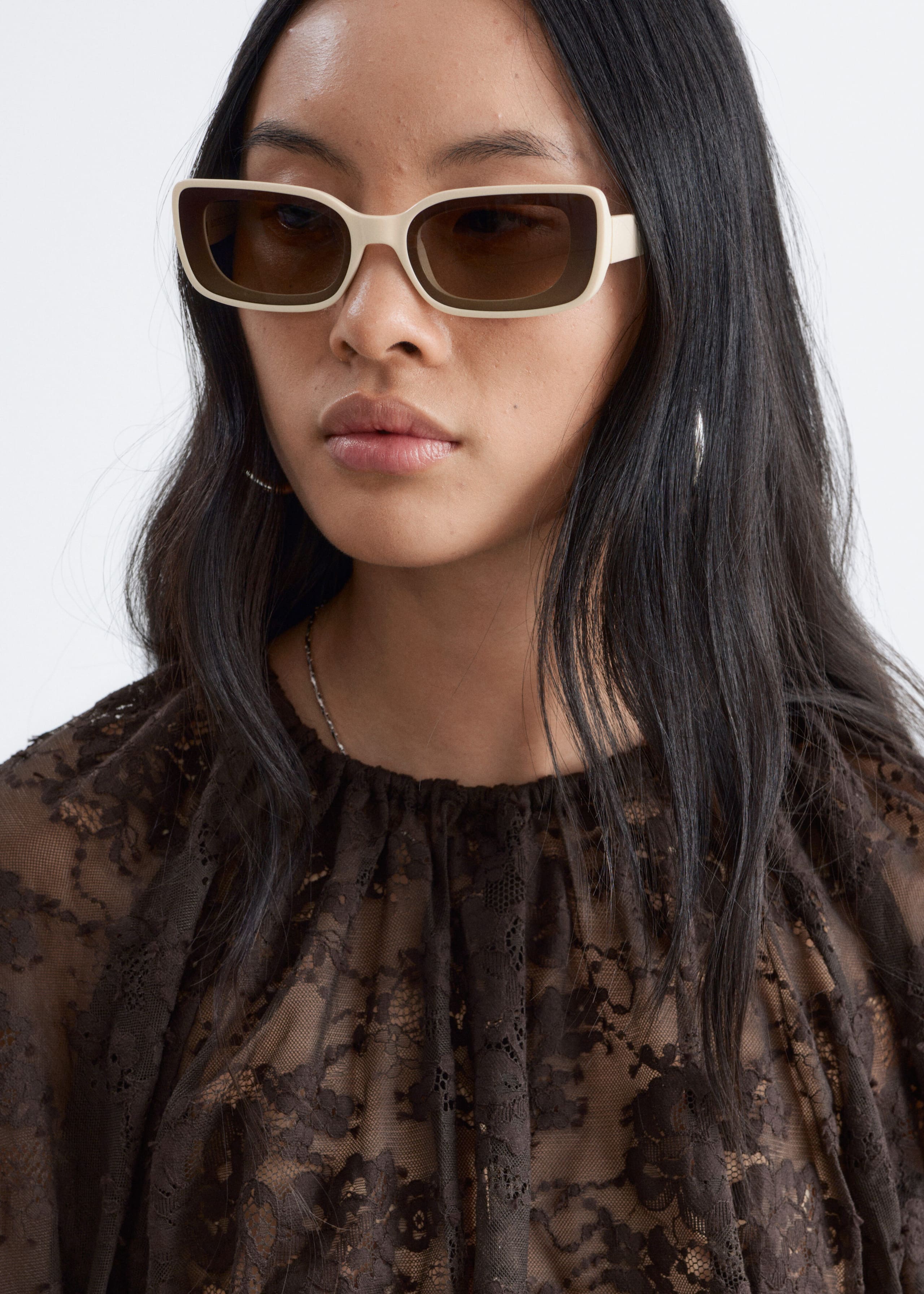 Image of Bold Rectangular Sunglasses