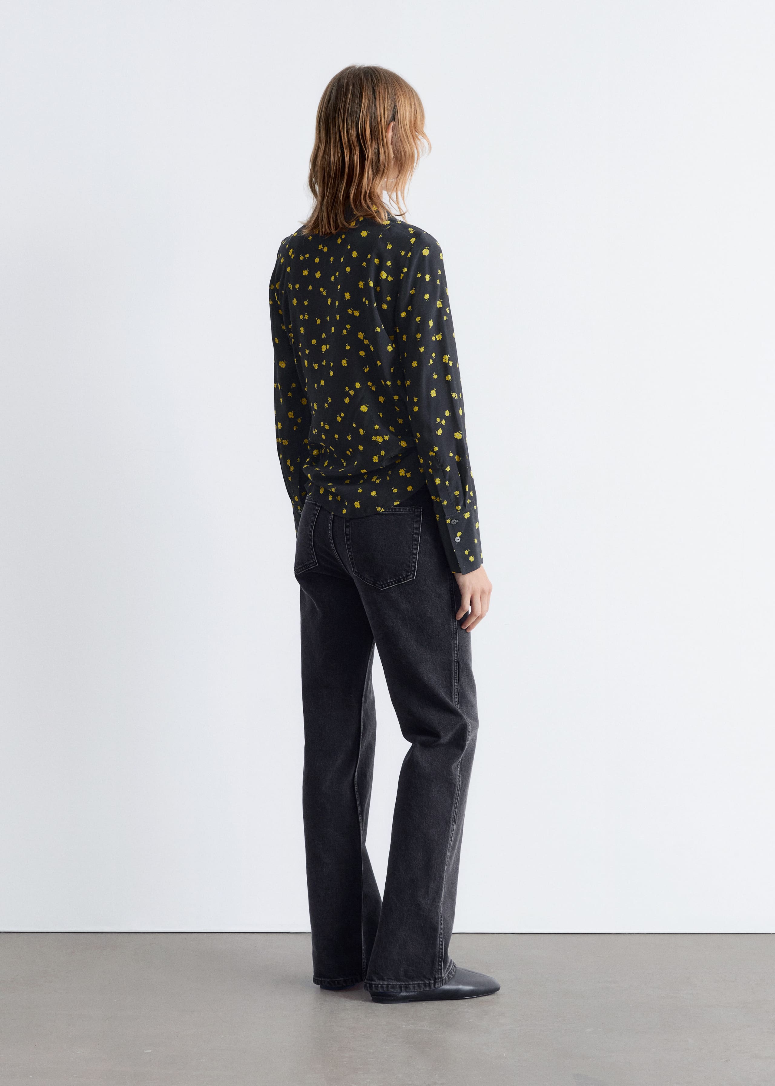 Image of Tapered Silk Shirt