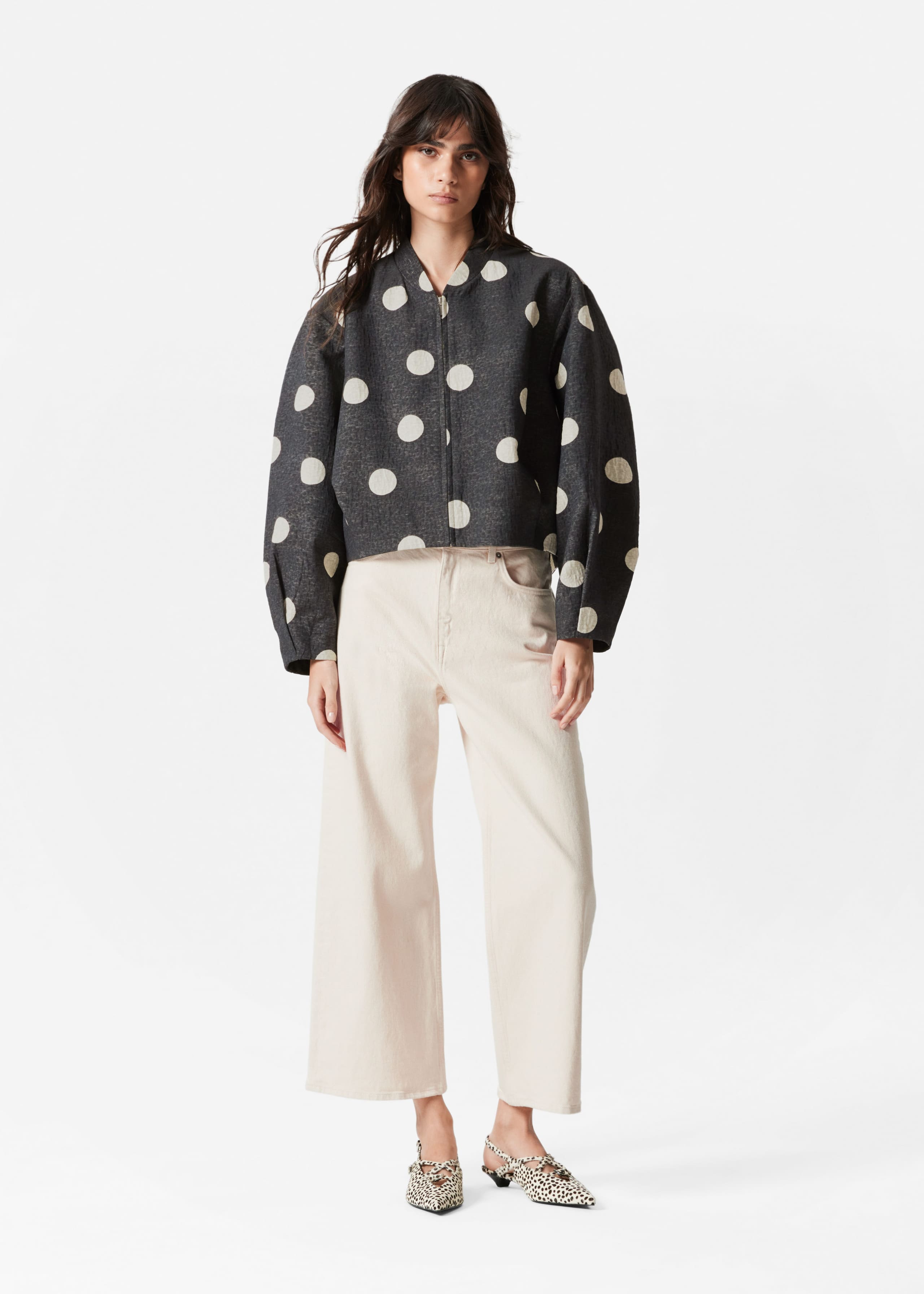 Image of Boxy Bomber Jacket
