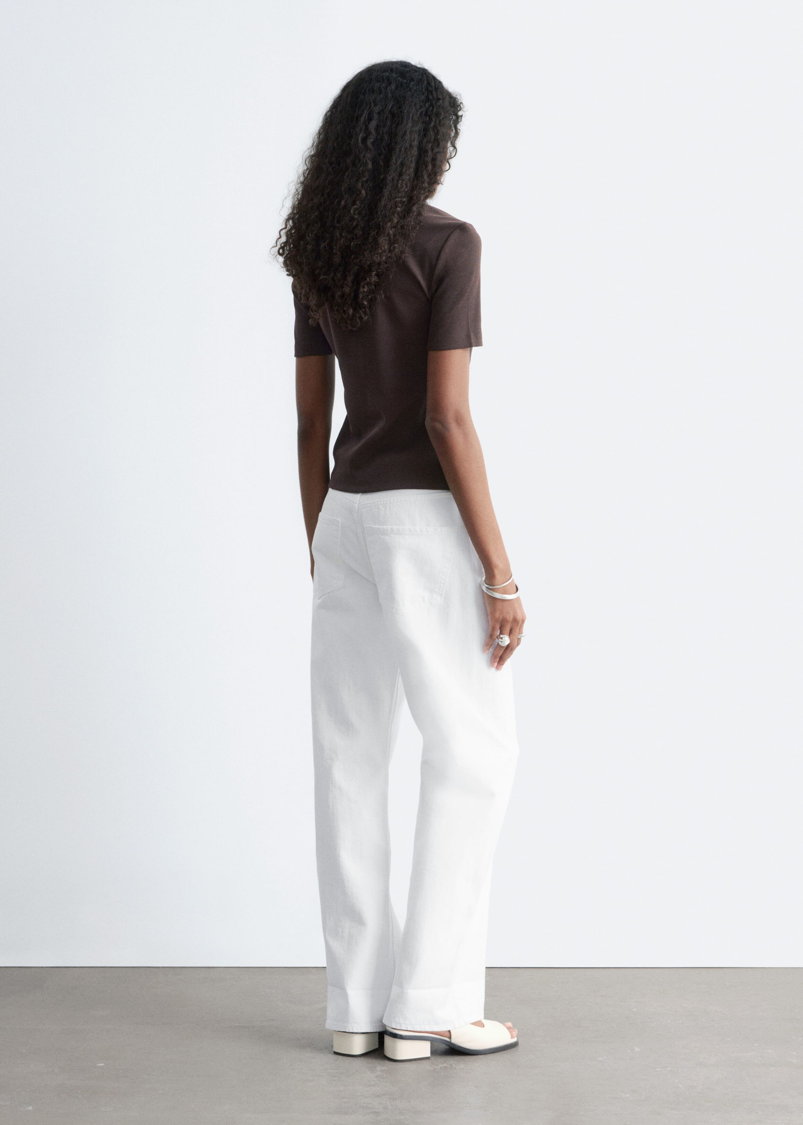 Image of Ribbed T-shirt