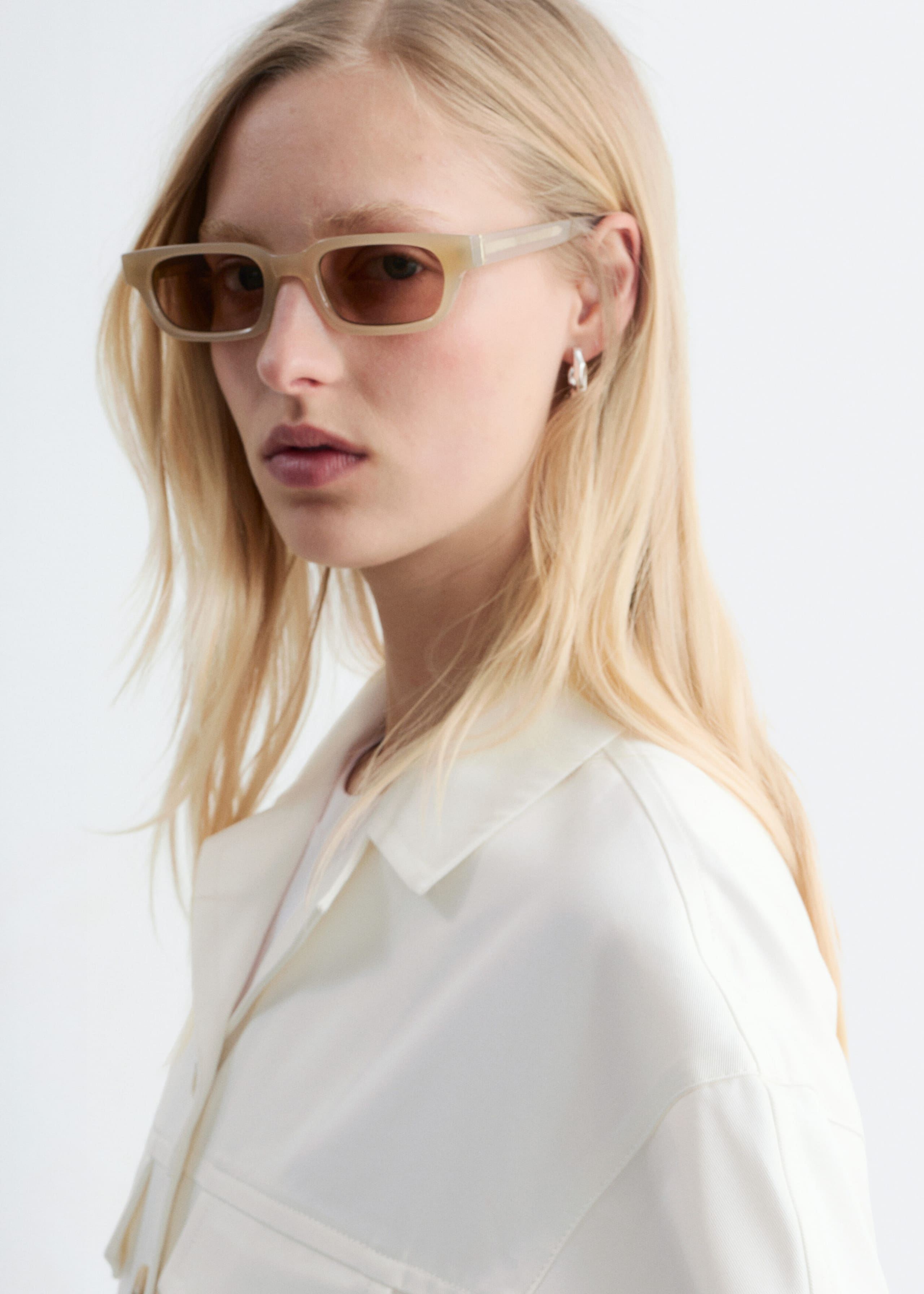 Image of Cotton Twill Tailored Jacket