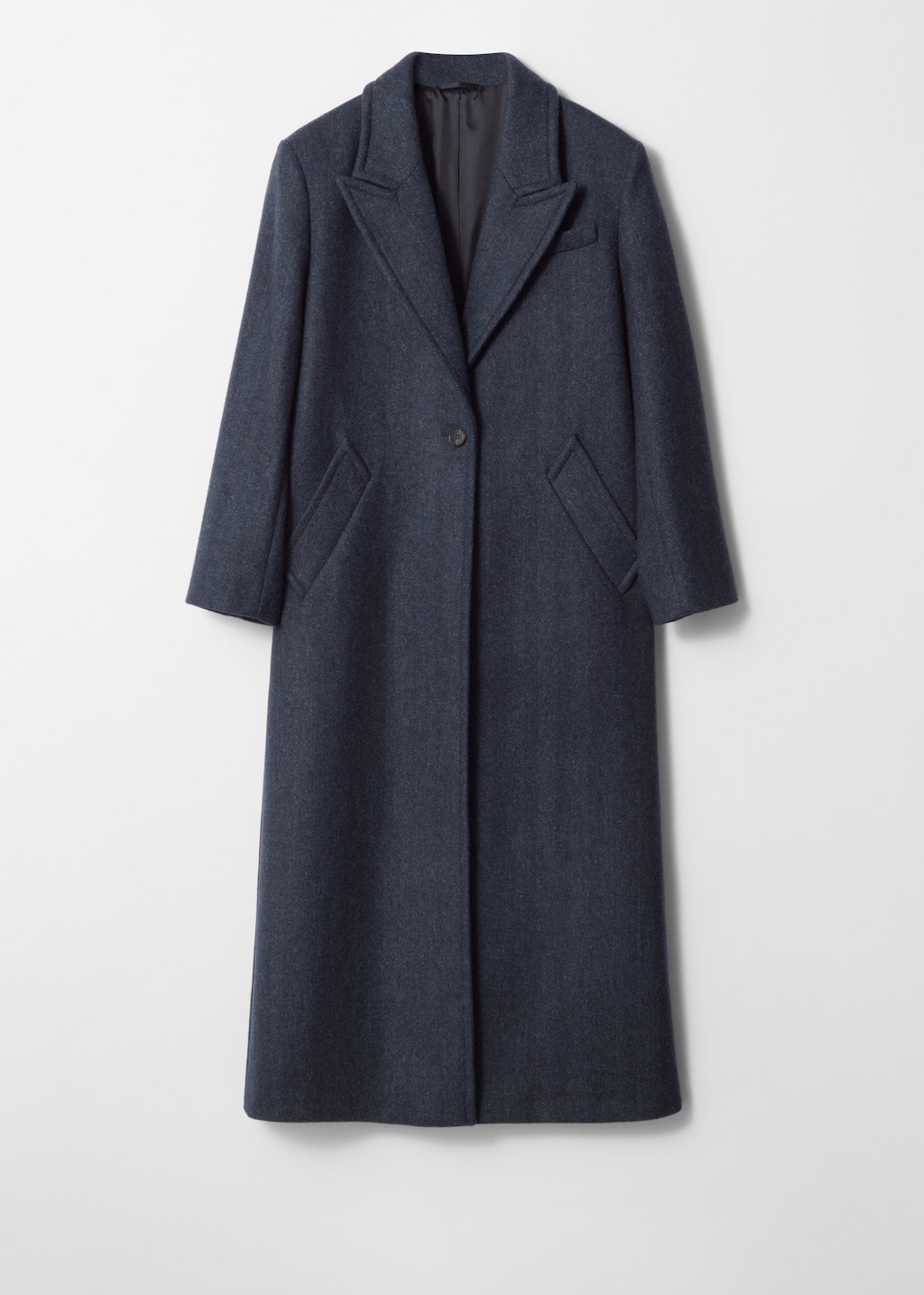 Image of Cappotto monopetto in lana