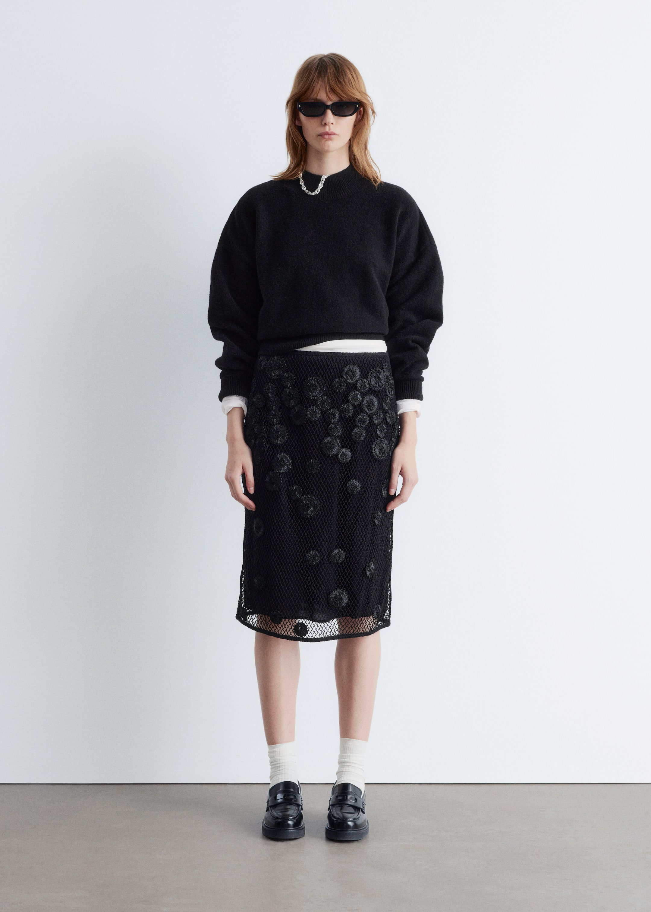 View larger image: Mock-Neck Sweater - Black - Ladies | H&M GB 2