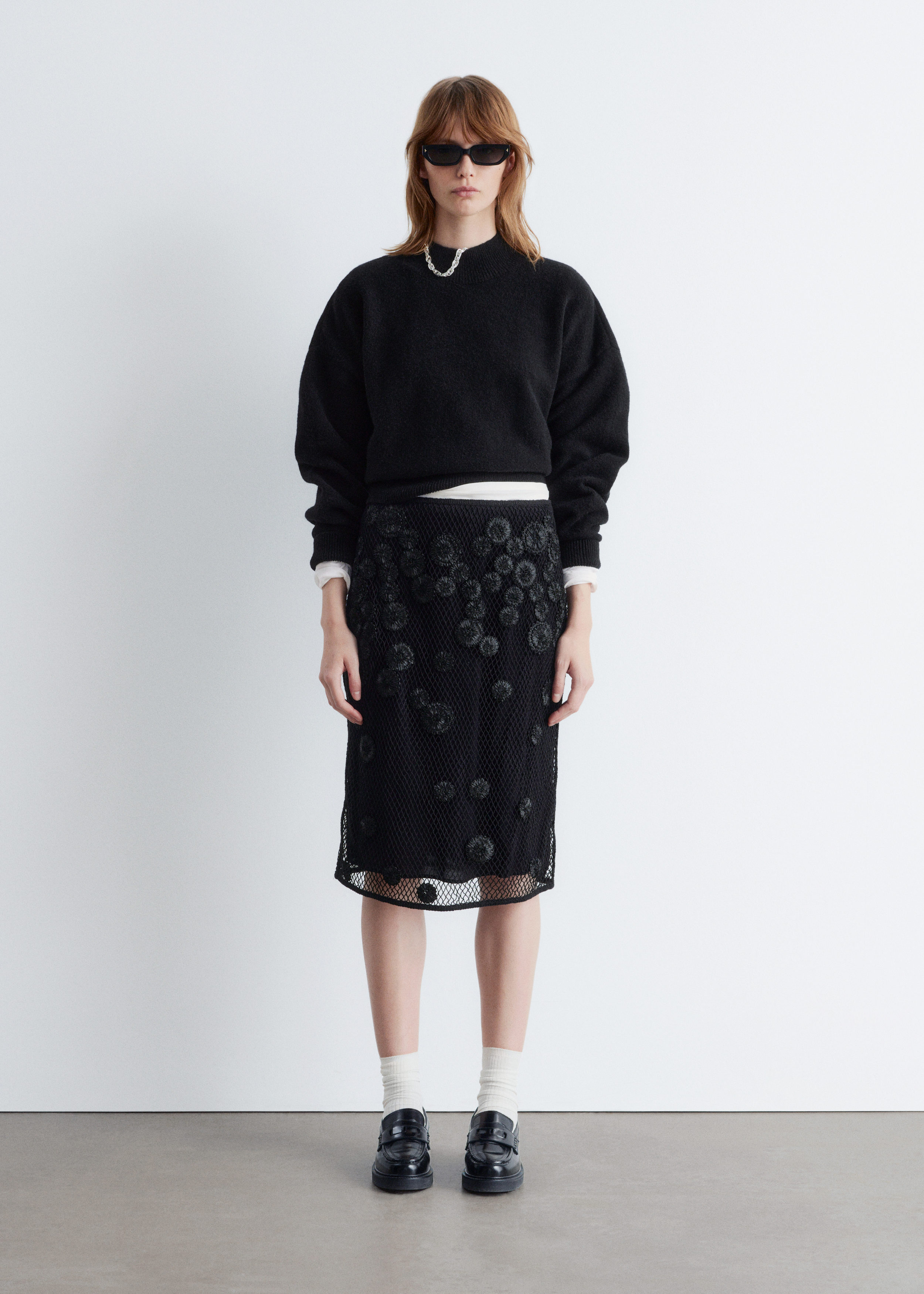 Image of Mock-Neck Sweater