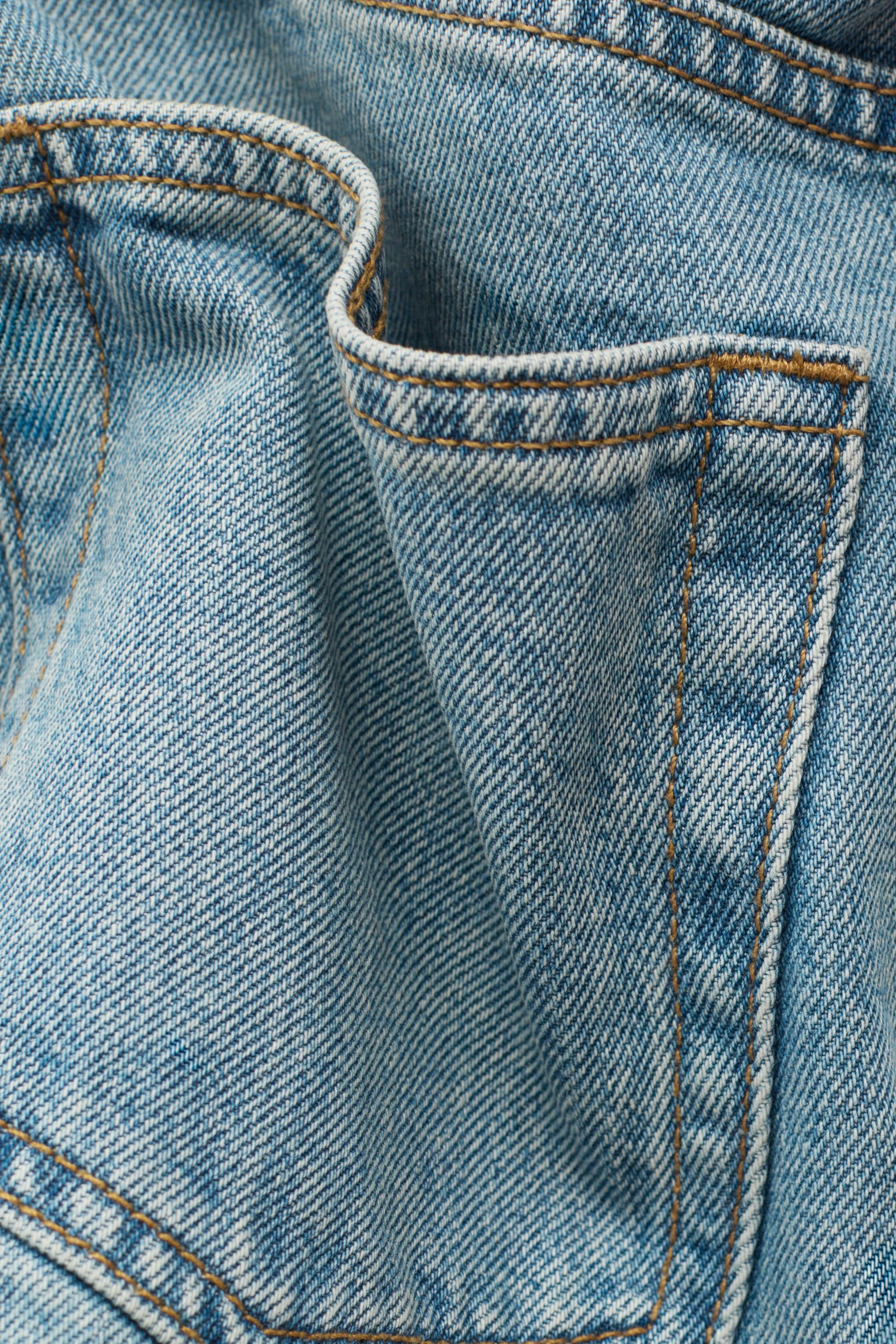 חצאית מיני מדנים - תכלת - 11