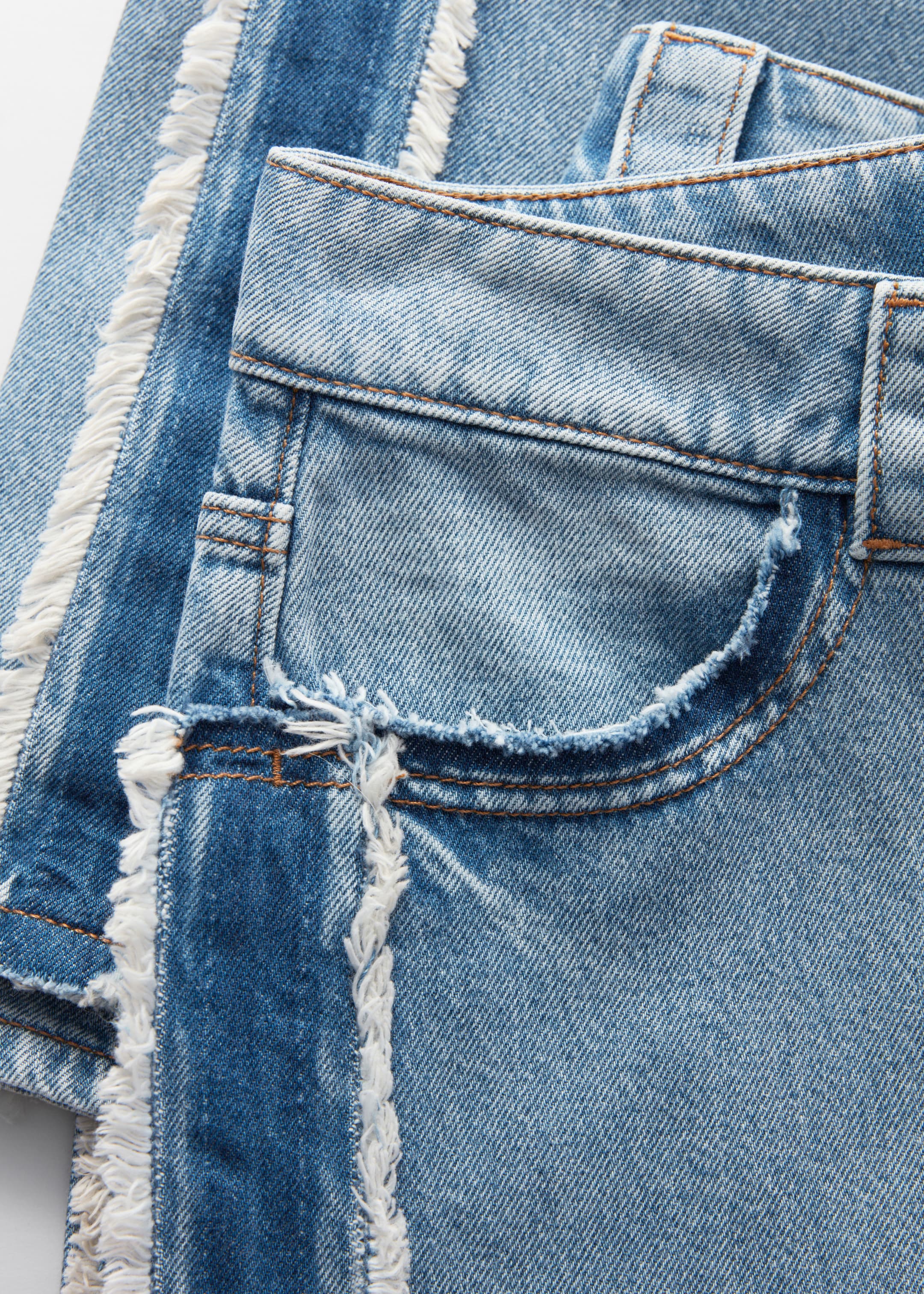 Agrandir l'image: Jean large à franges - Bleu clair - FEMME | H&M FR 2