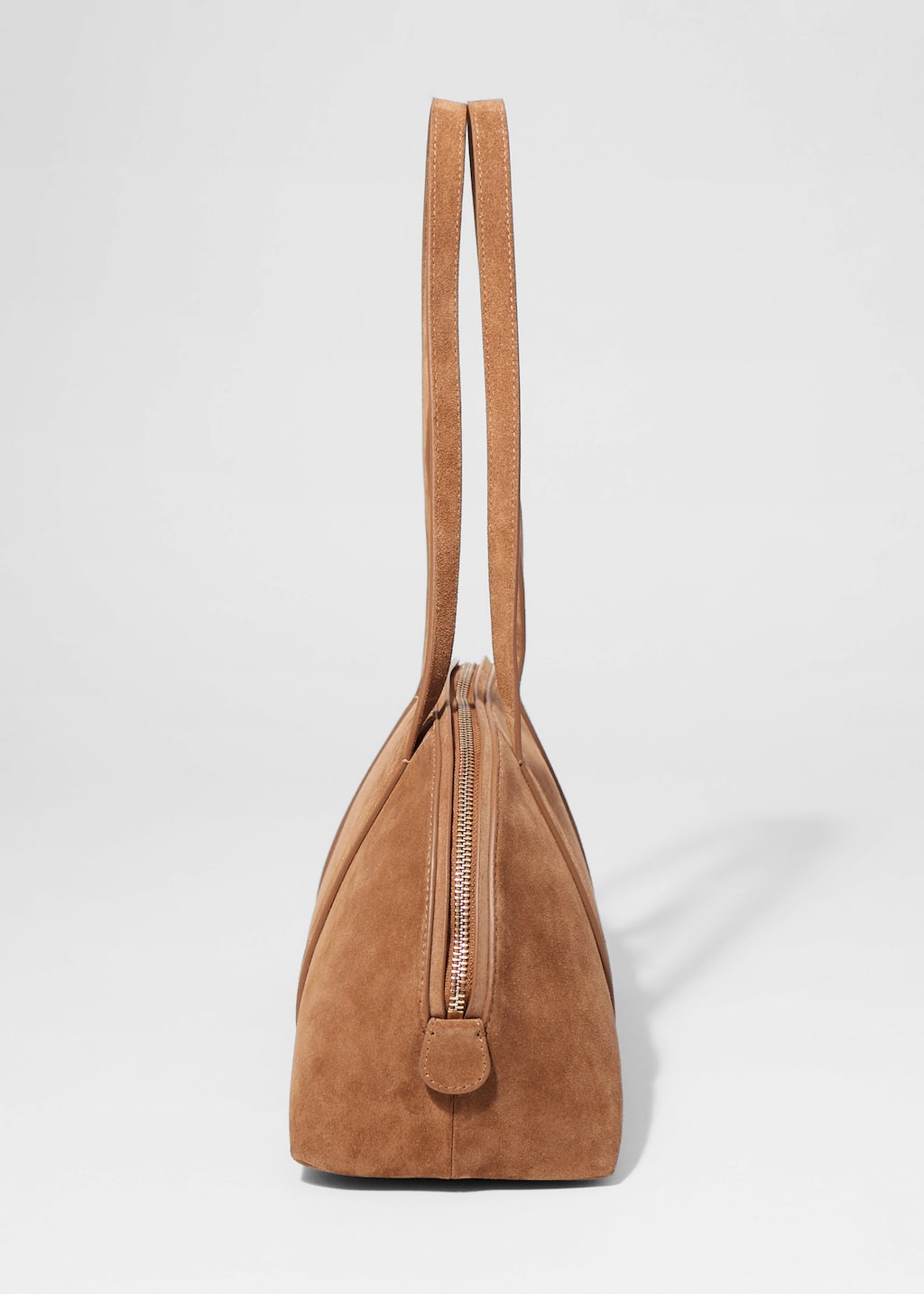 Image of Suede Bowling Bag