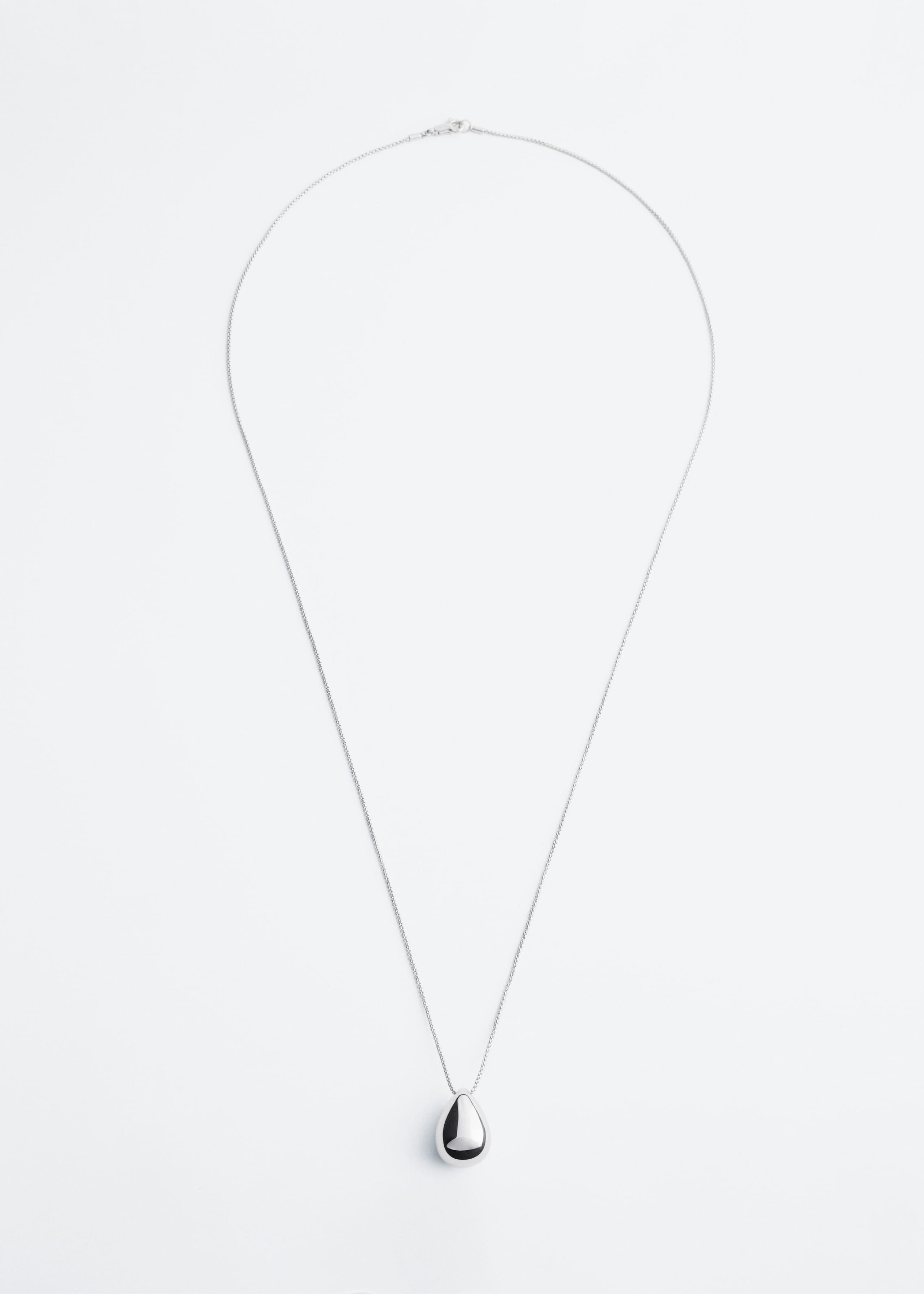 Drop Pendant Necklace - Silver - Still Life