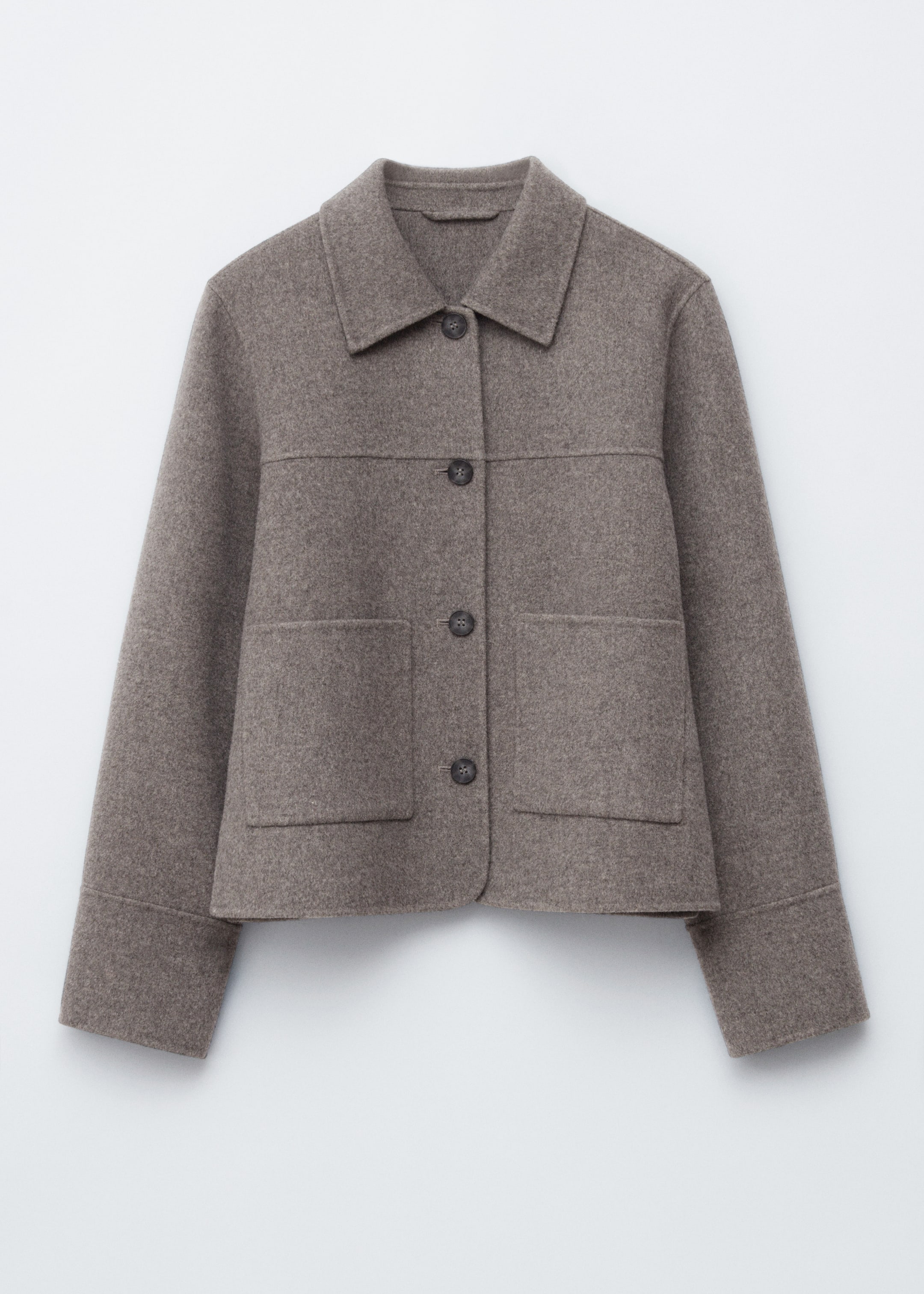 Grösseres Bild ansehen: Wolljacke mit Kragen - Grau - DAMEN | H&M CH 6