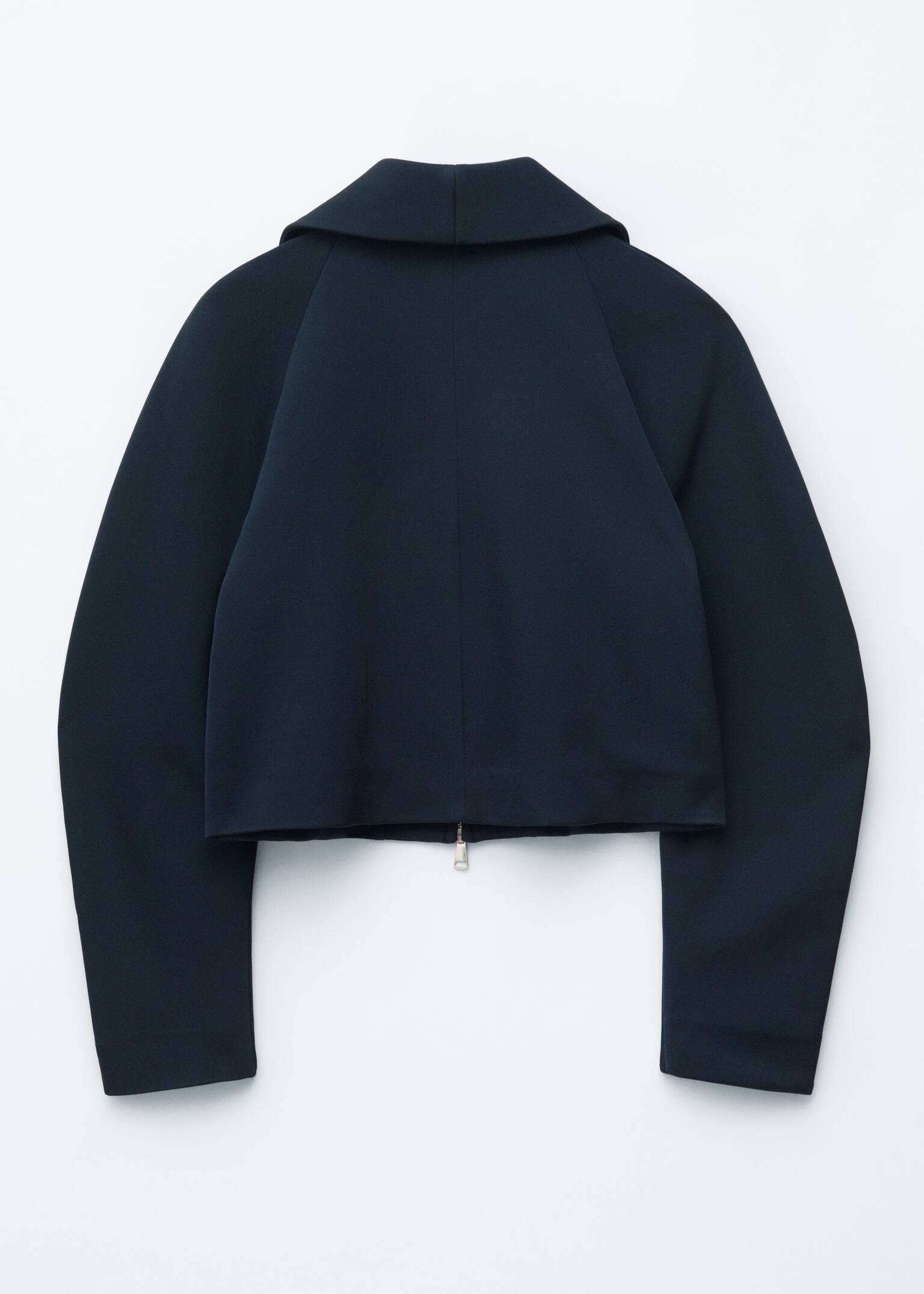 Jacke mit skulpturalen Ärmeln - Navyblau - 5