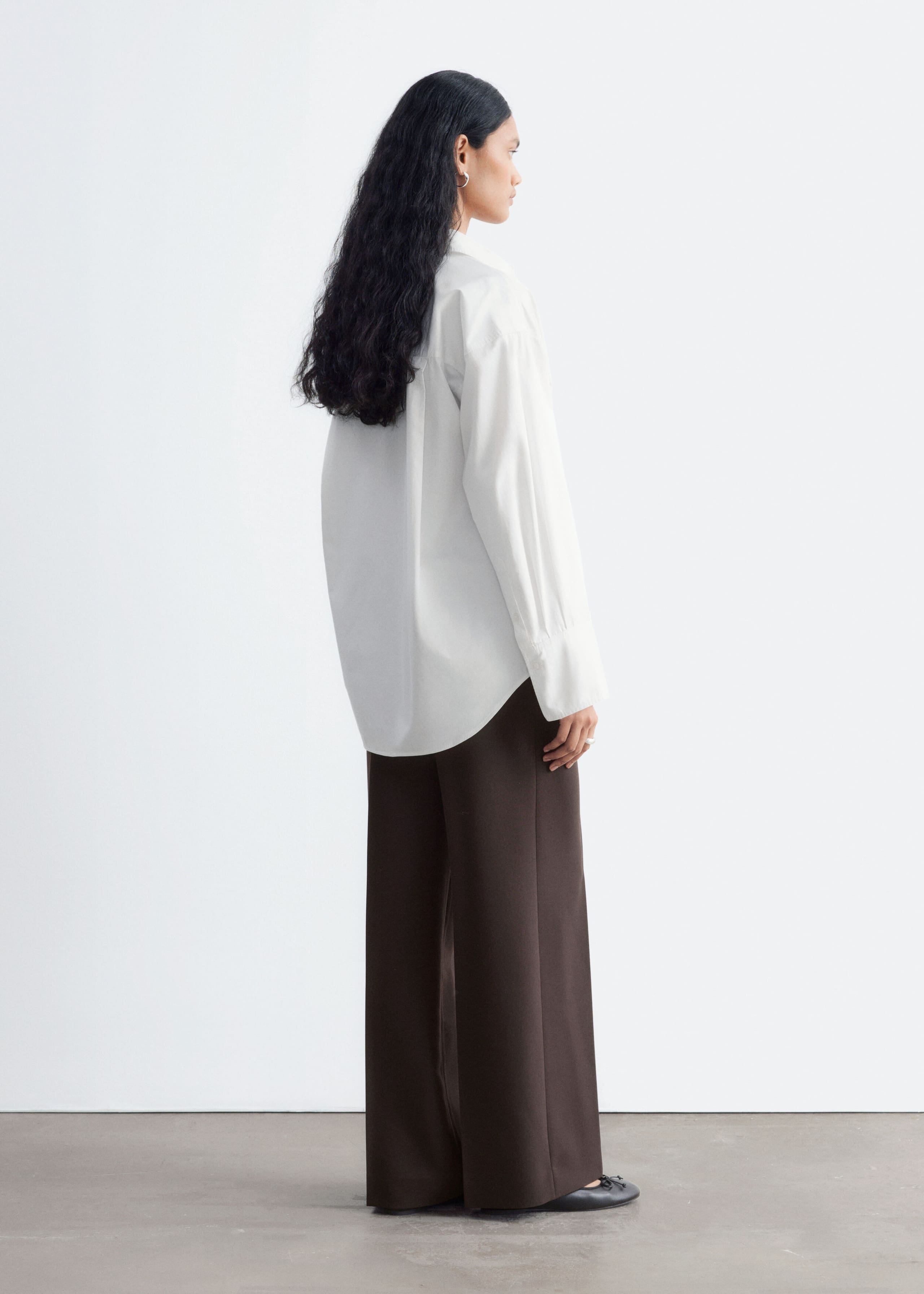 Cotton Shirt - White - Lookbook