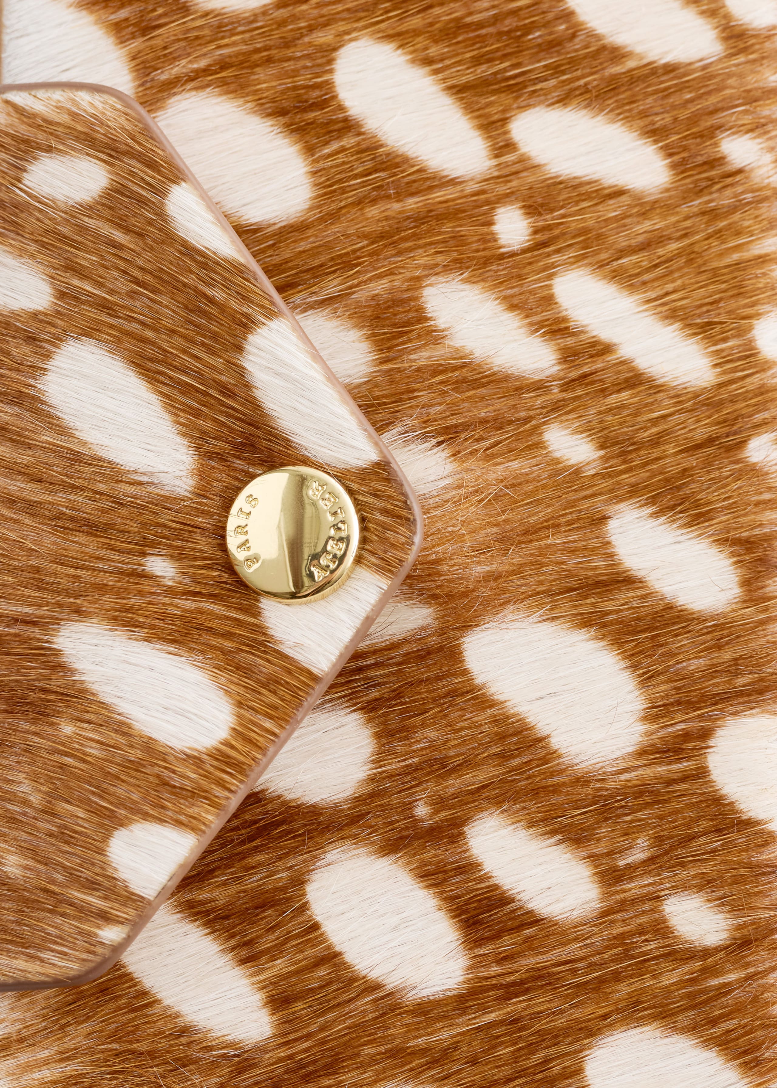 Image of Kartenetui aus Leder mit Animal-Print