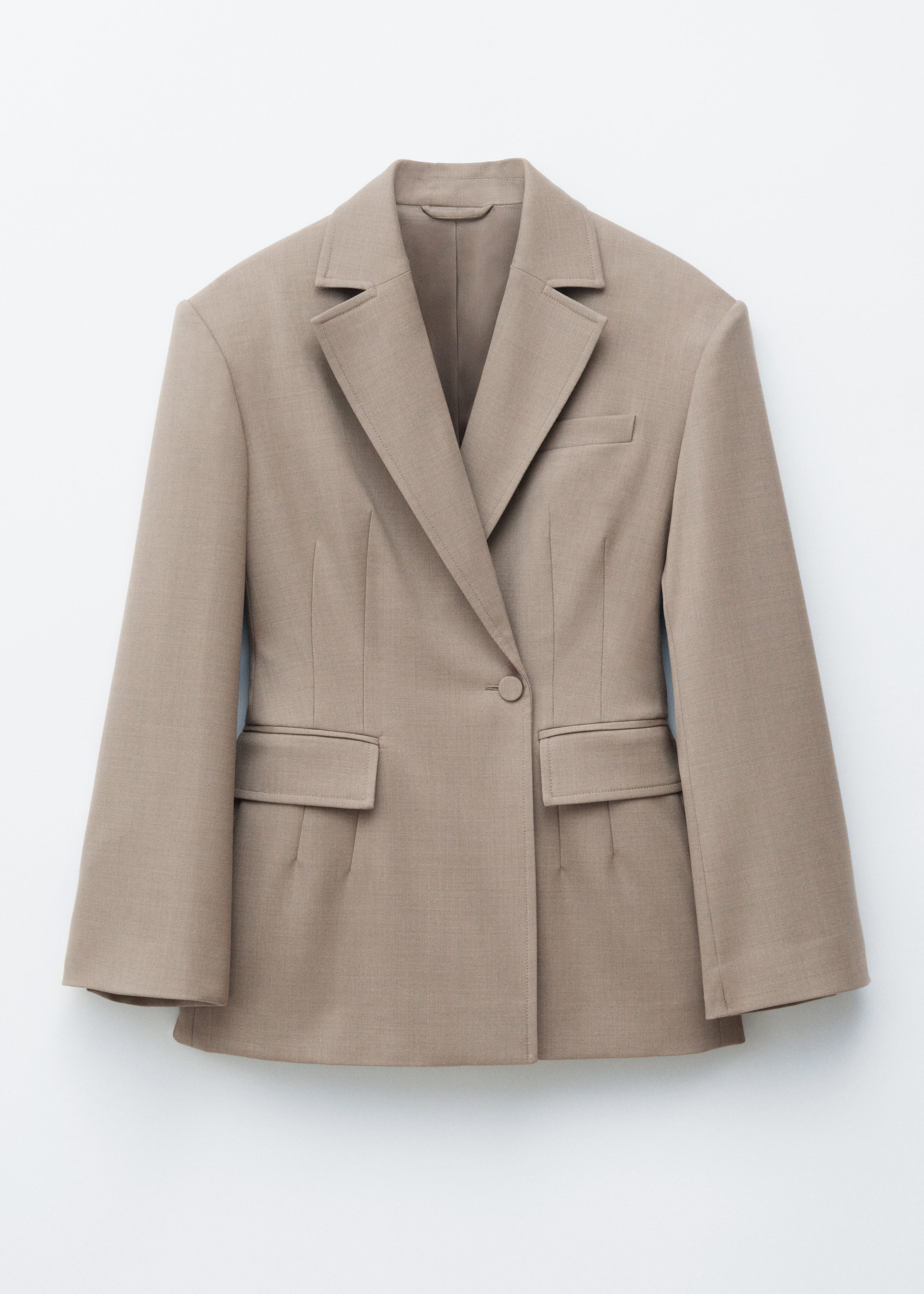 Tapered Wool Blazer
