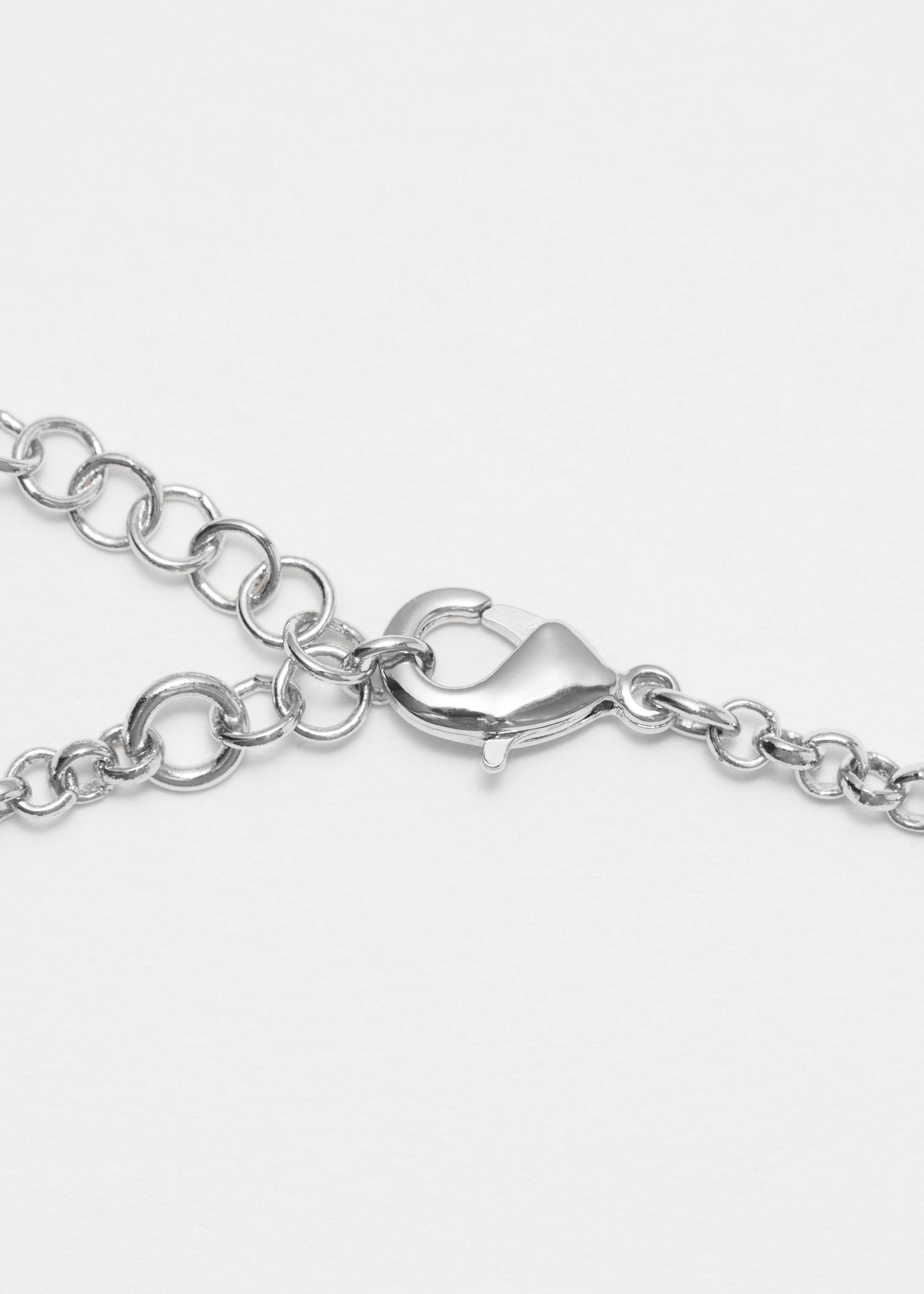 Ver imagen más grande: Collar de lazo con cuentas colgantes - Plata - MUJER | H&M ES 4