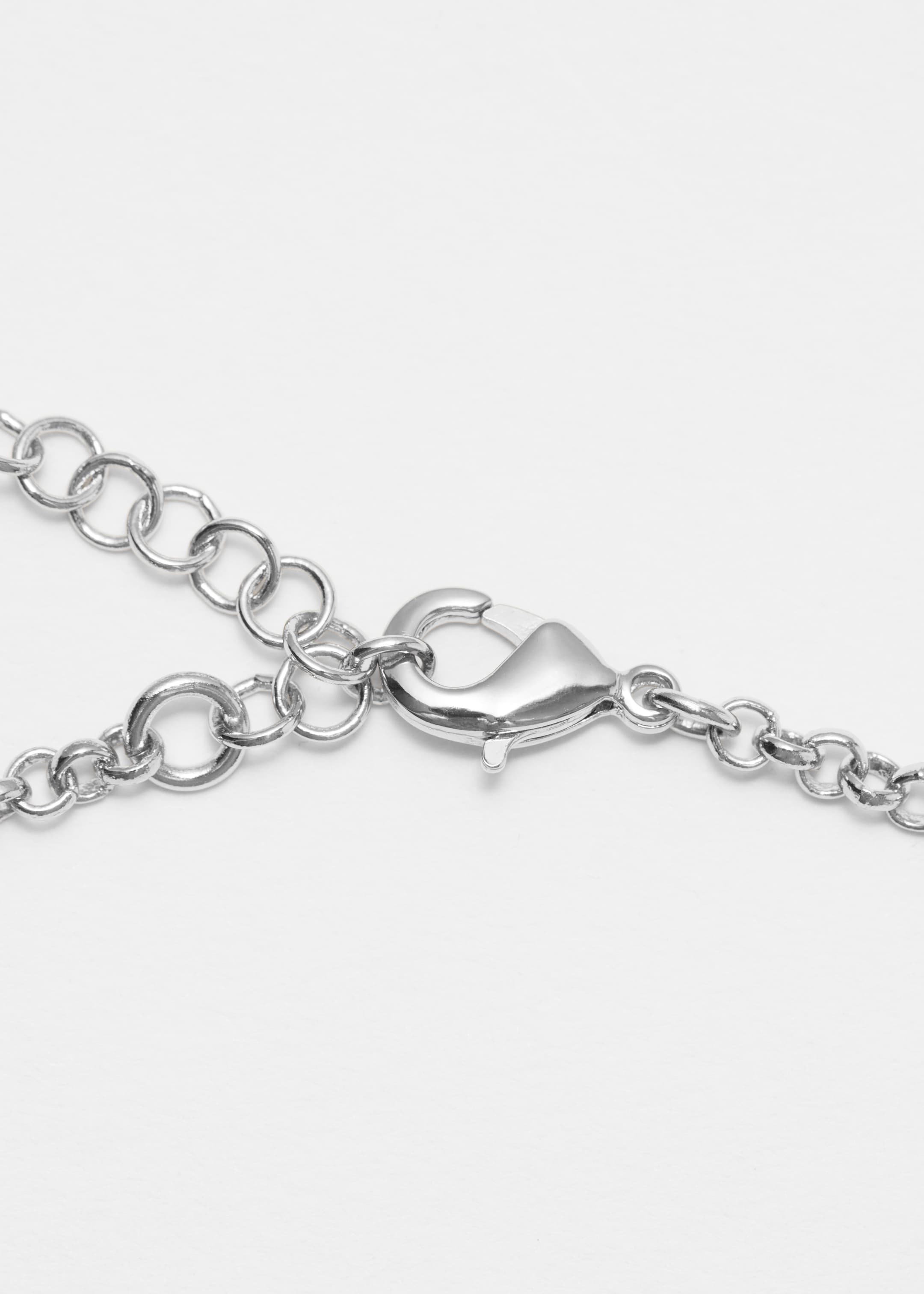 Agrandir l'image: Collier style lasso à perles fantaisie - Argenté - FEMME | H&M FR 4