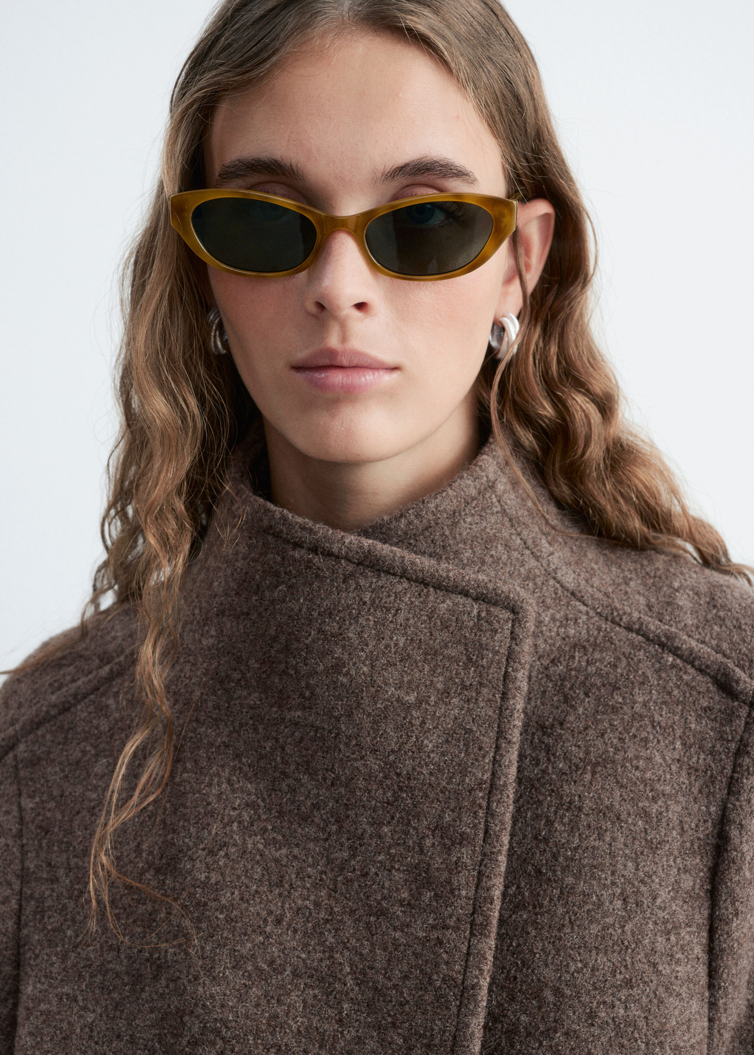 Asymmetric Wool Jacket - Mole - Jackets - & Other Stories US