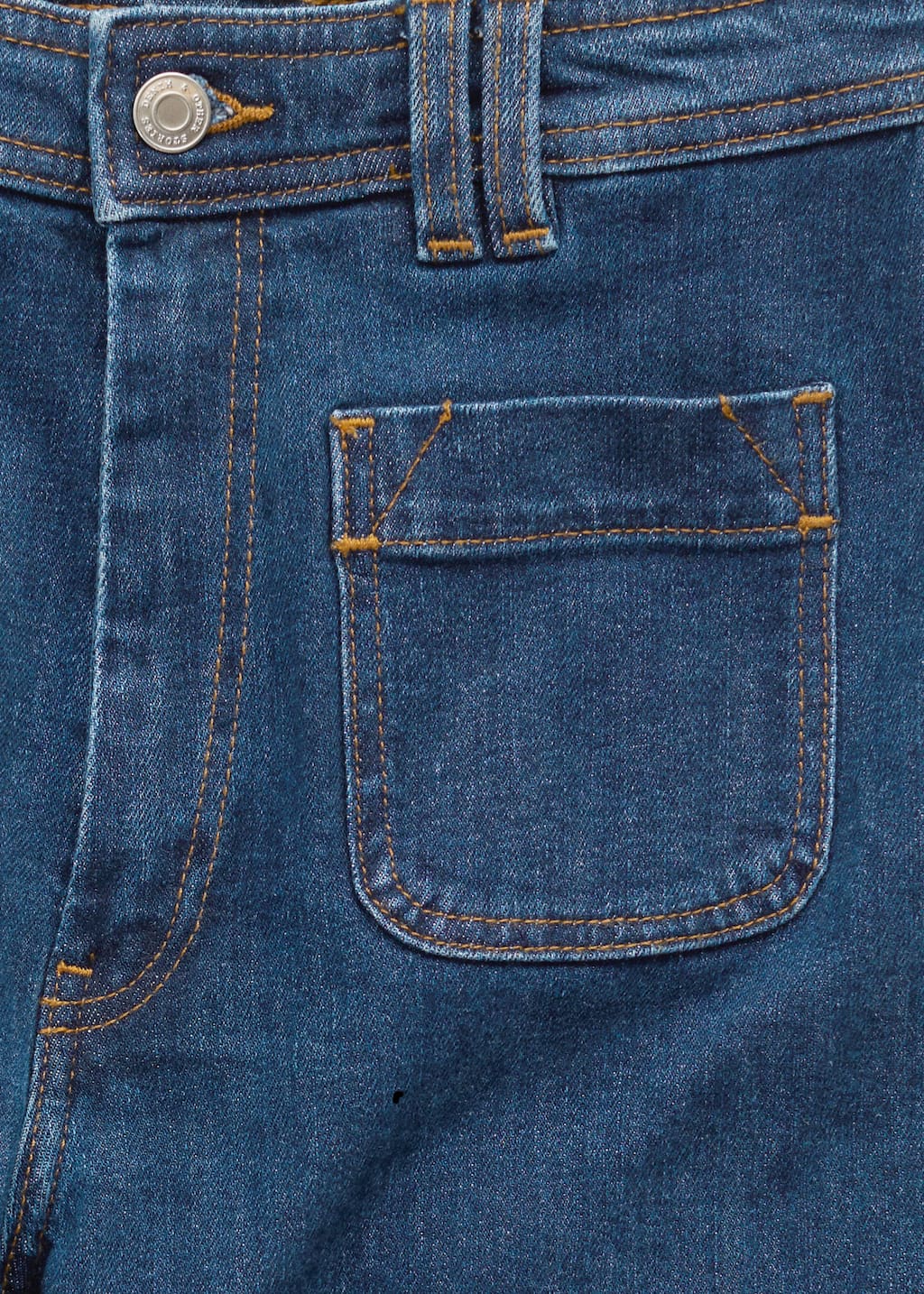 Image of Ausgestellte Jeans mit hohem Bund