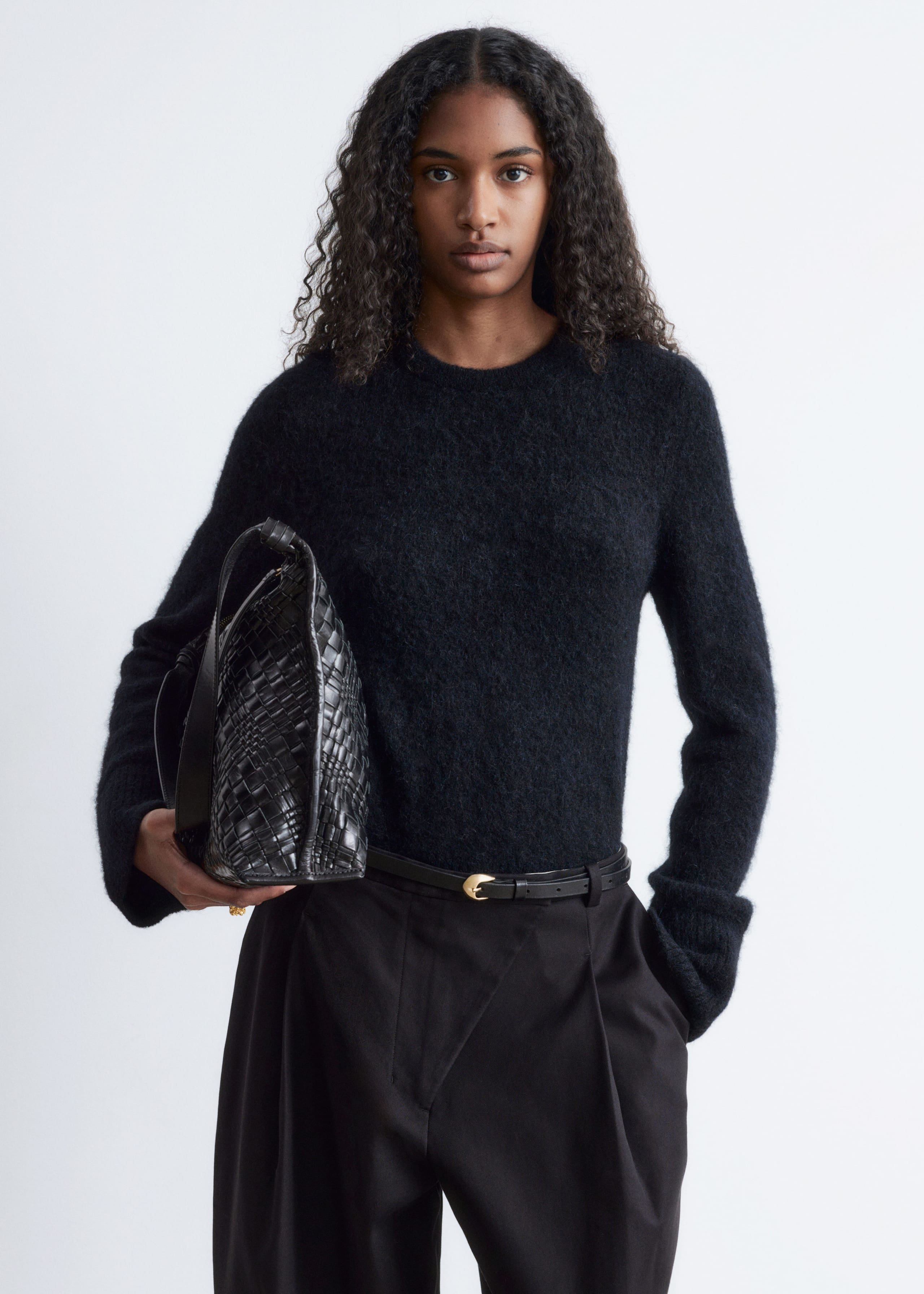 Image of Slim Fit Knitted Sweater