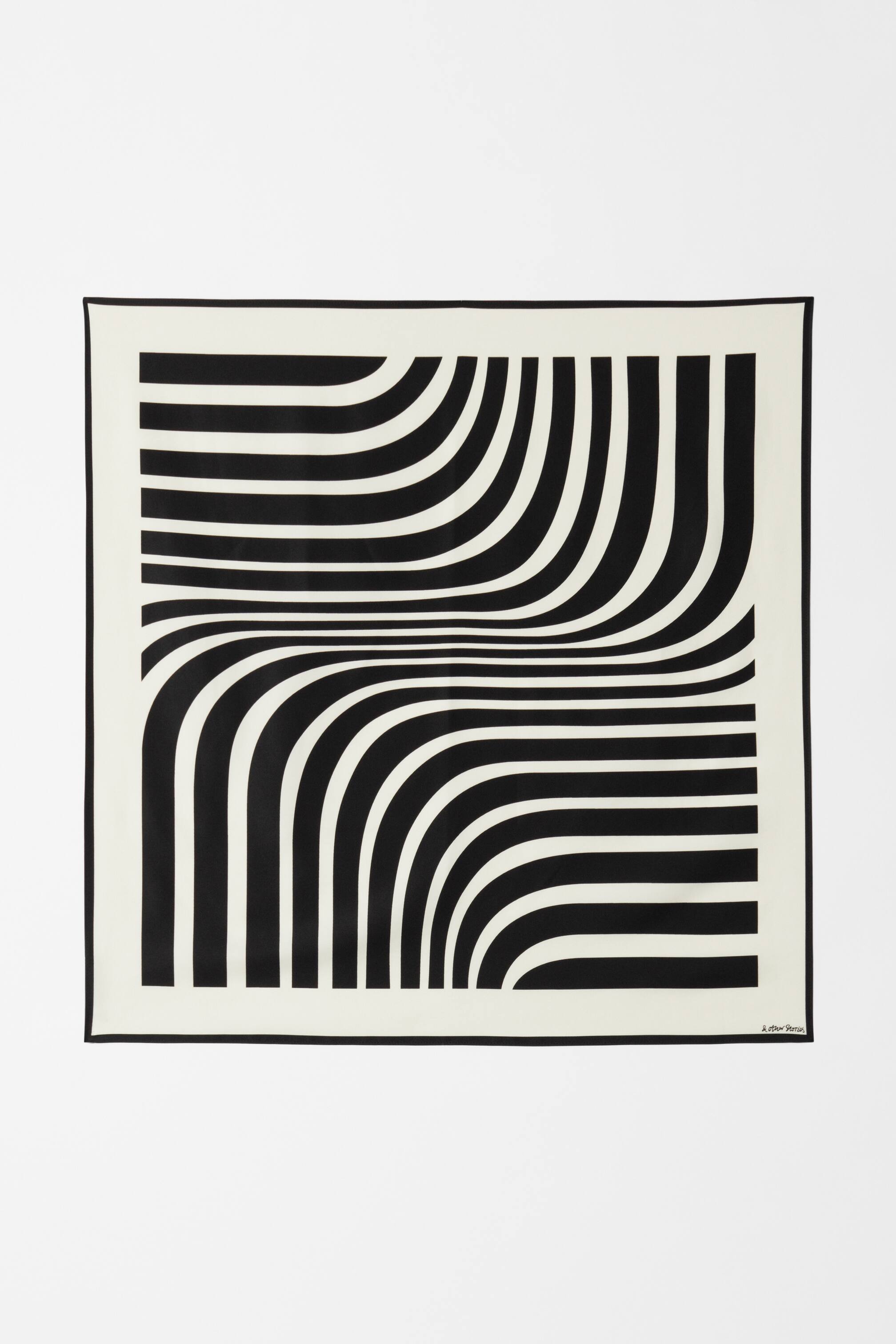 Visualizza immagine più grande: Foulard con motivo grafico - Nero/Bianco - DONNA | H&M IT 1