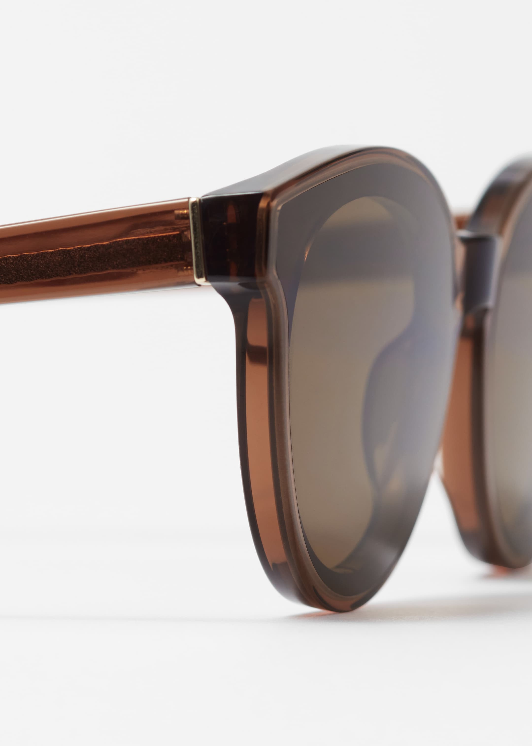 Grotere afbeelding bekijken: Zonnebril van acetaat met rond montuur - Brown - DAMES | H&M BE 5