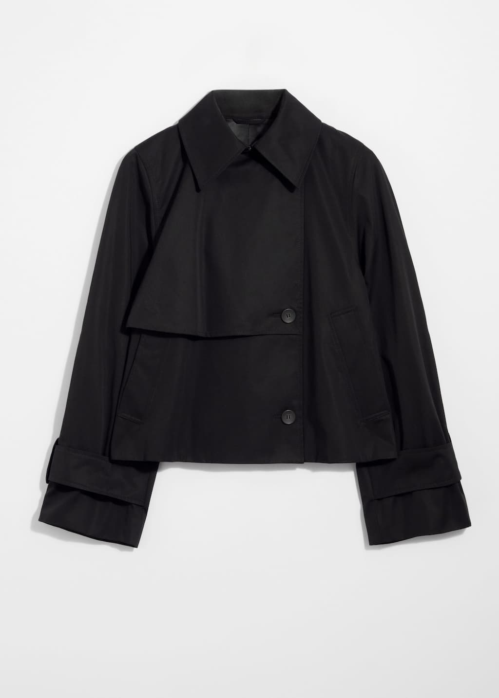 Image of Short Trench Coat Jacket