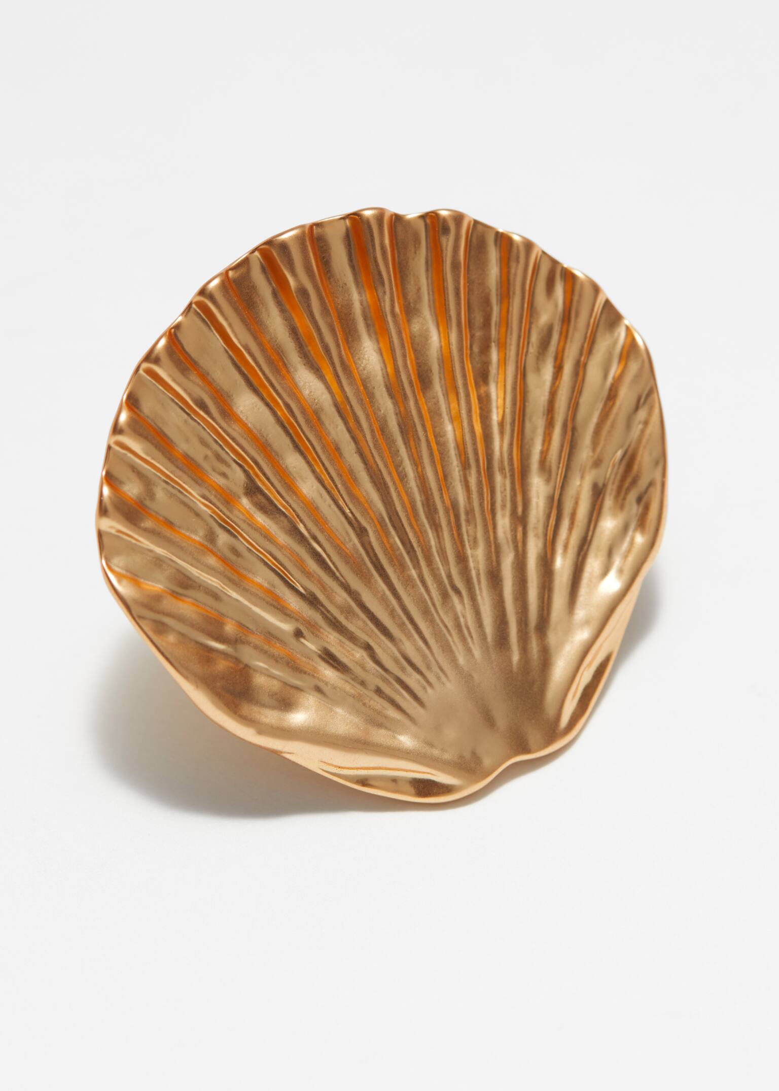 Klipsy w kształcie muszli - Gold - 3