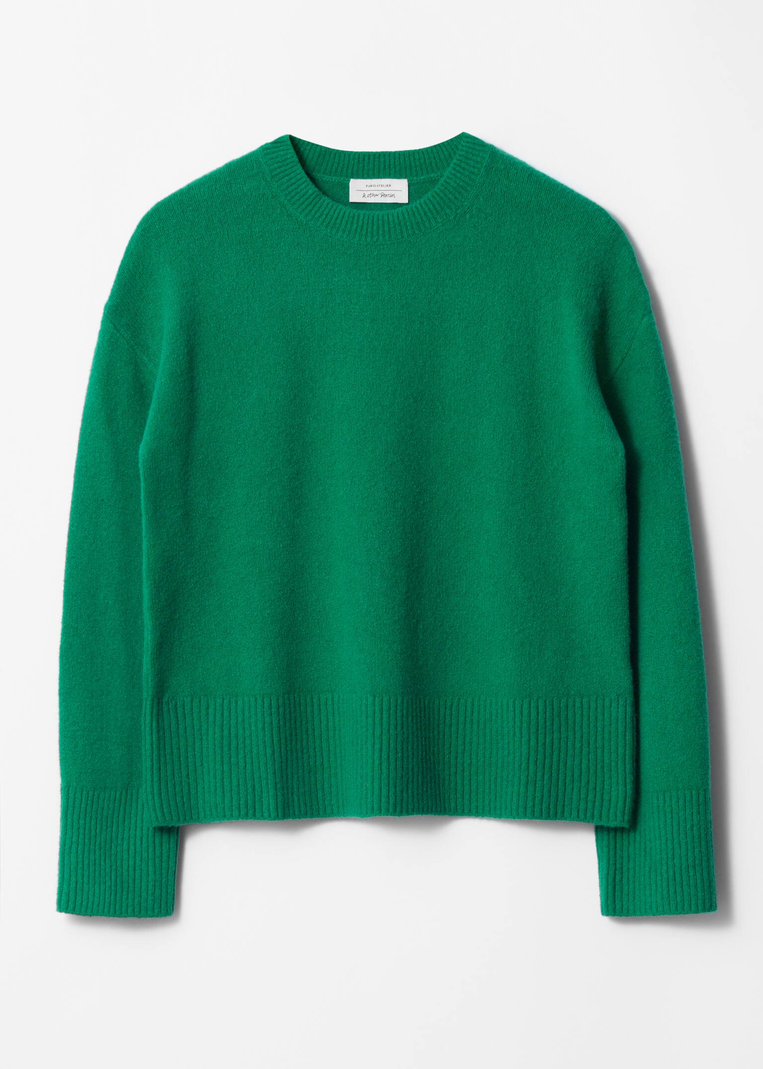 Pull décontracté en maille - Vert/Beige taupe/Bleu foncé/Gris chiné/Rouge foncé/Noir/Rose poudré/Blanc/Rose cerise/Taupe/Rouge/Bleu marine/Vert pâle/Bleu vif/Pêche