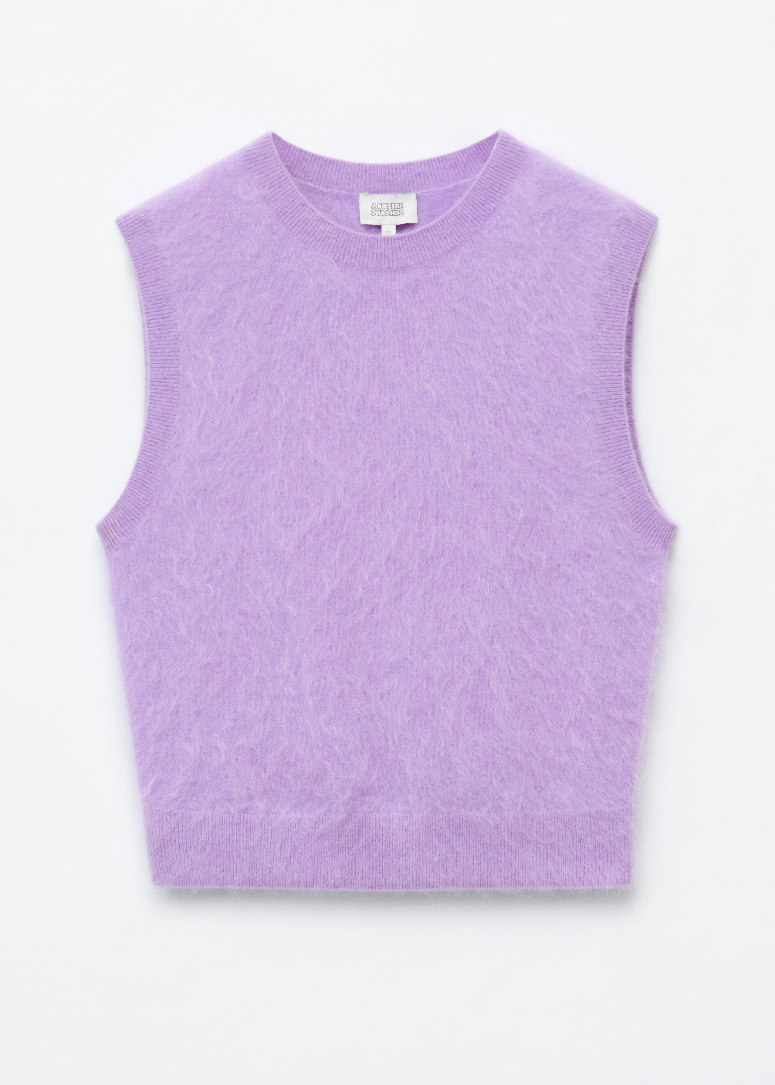 Brushed Cashmere Vest - Lilac - Still Life