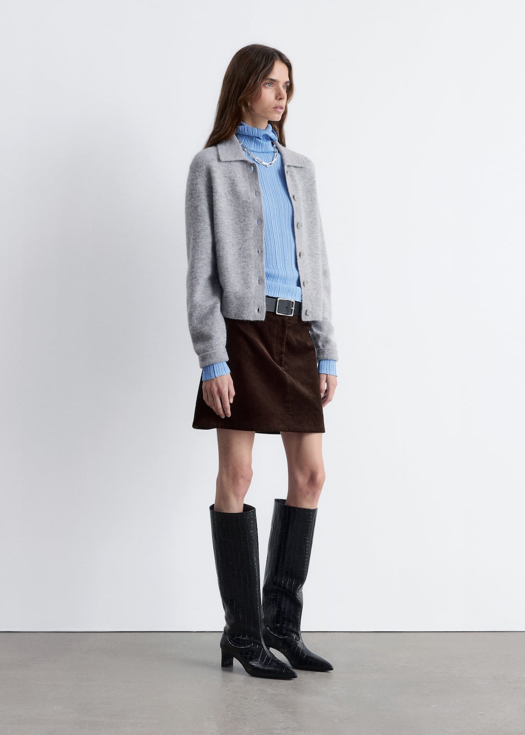 Image of Strickjacke mit Kragen