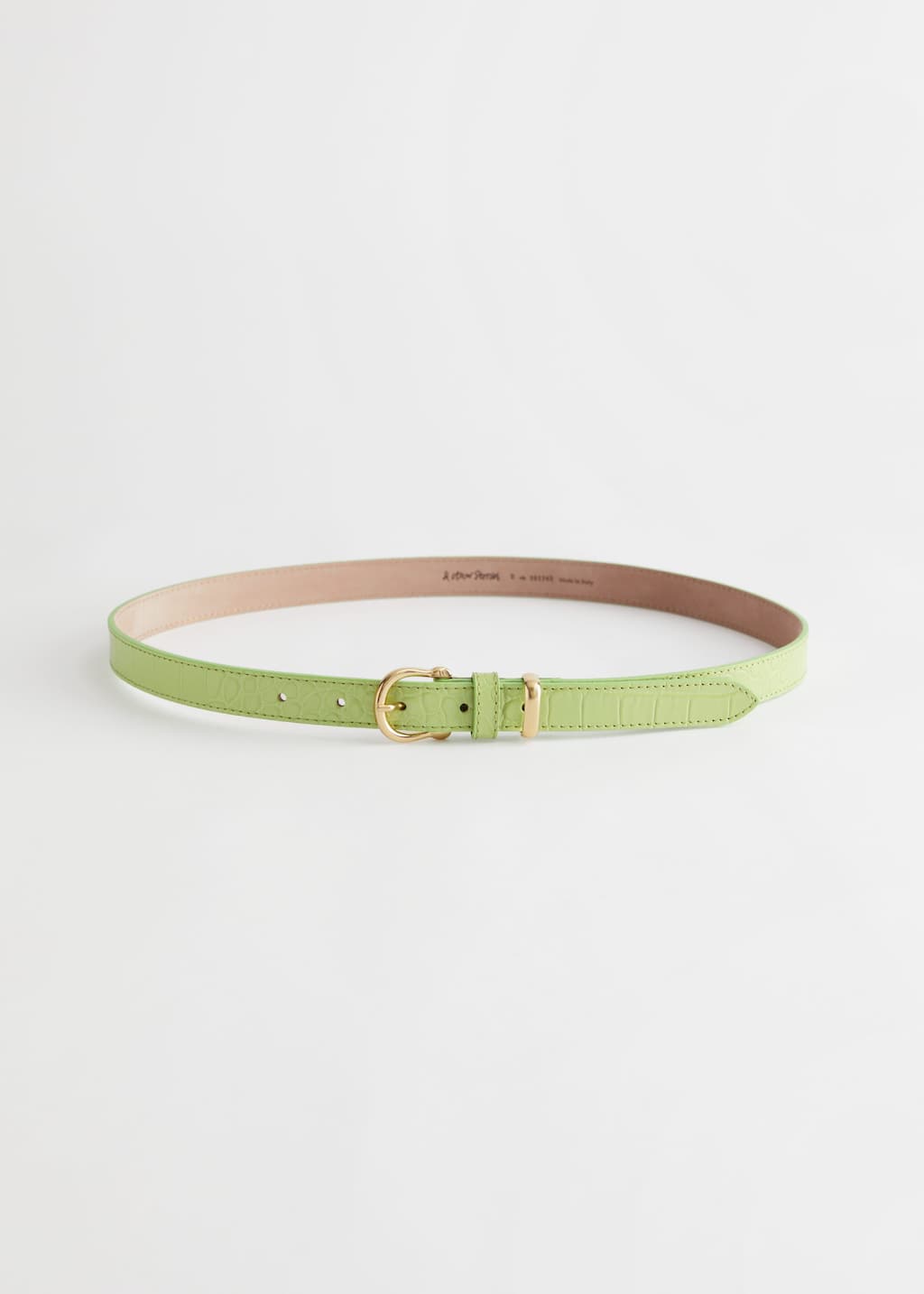 Leather Belt - Burgundy - Still Life