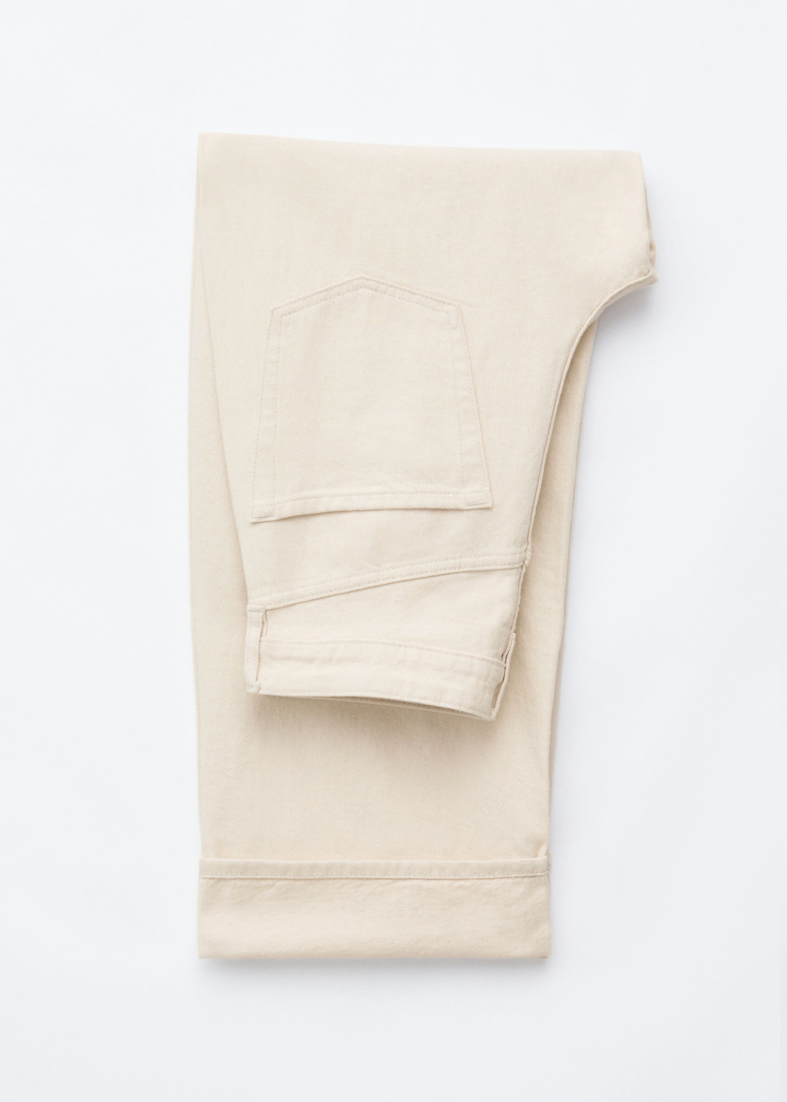 Barrel-Leg Jeans - Cream - Lookbook