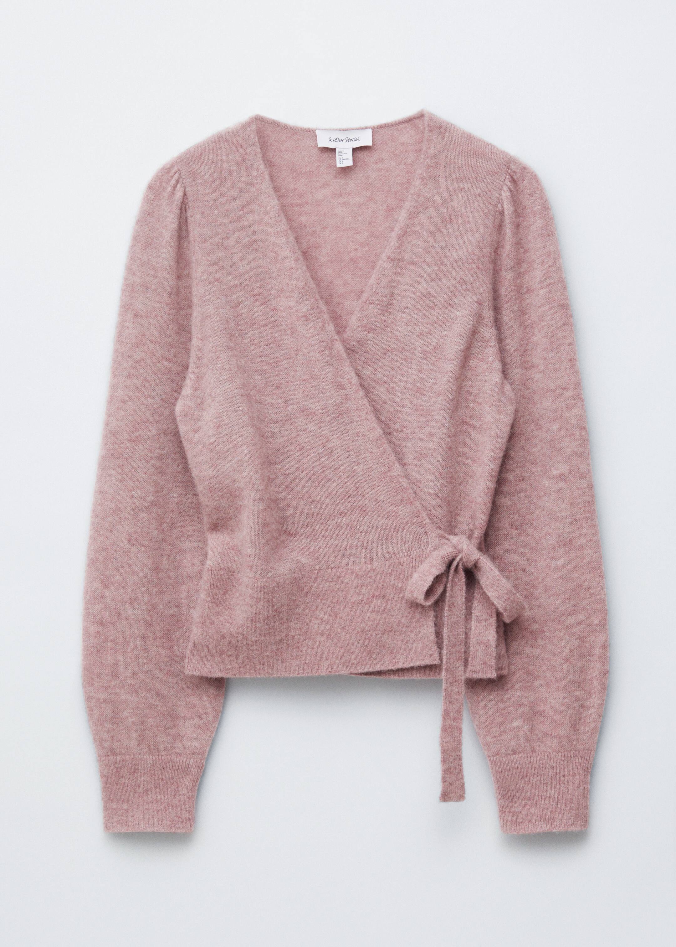 Vis større bilde: Omslagscardigan i mohair-blanding - Dusty rosa - DAME | H&M NO 6