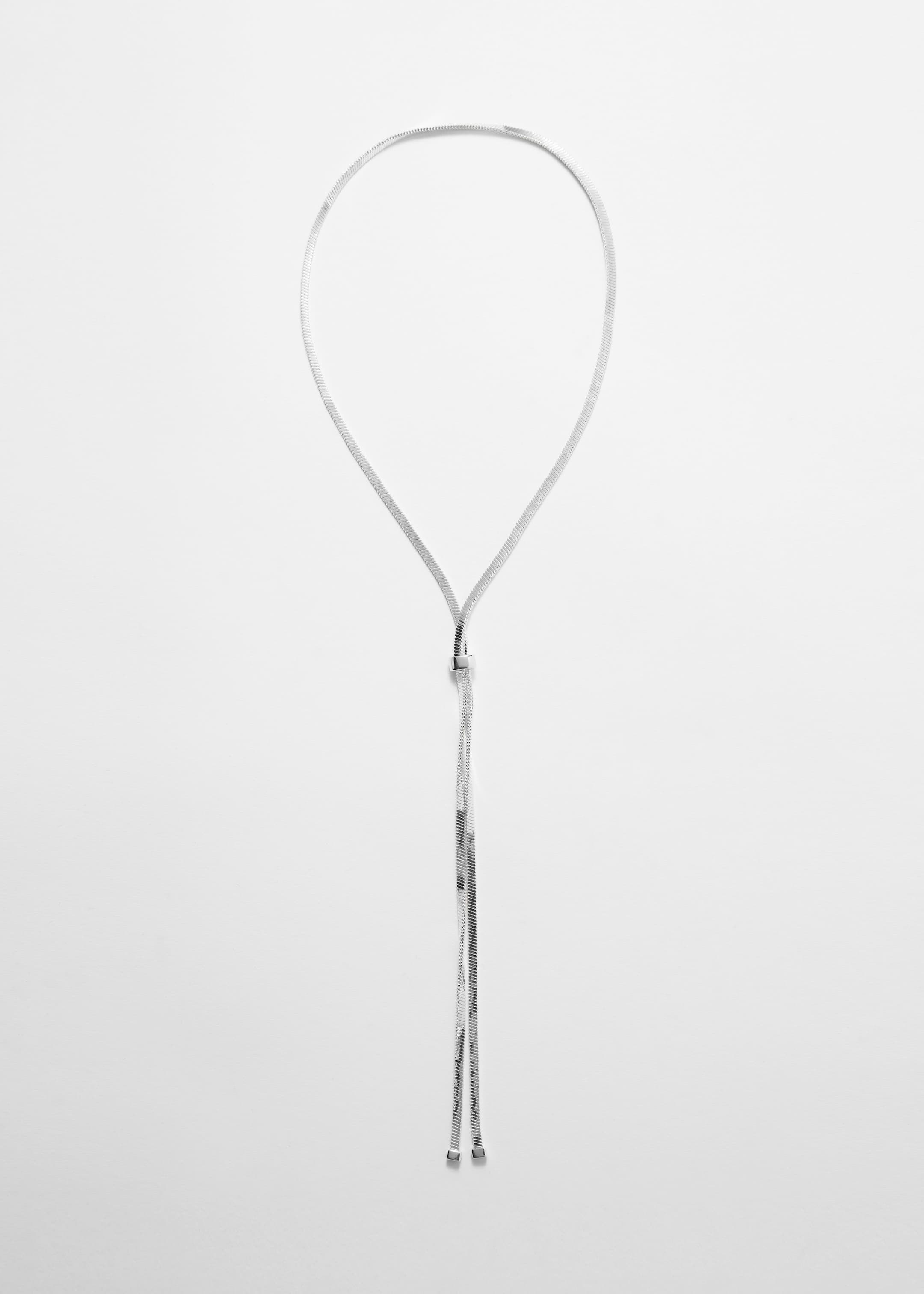 Zobacz większy obraz: Długi naszyjnik łańcuszkowy - Srebrny - ONA | H&M PL 1