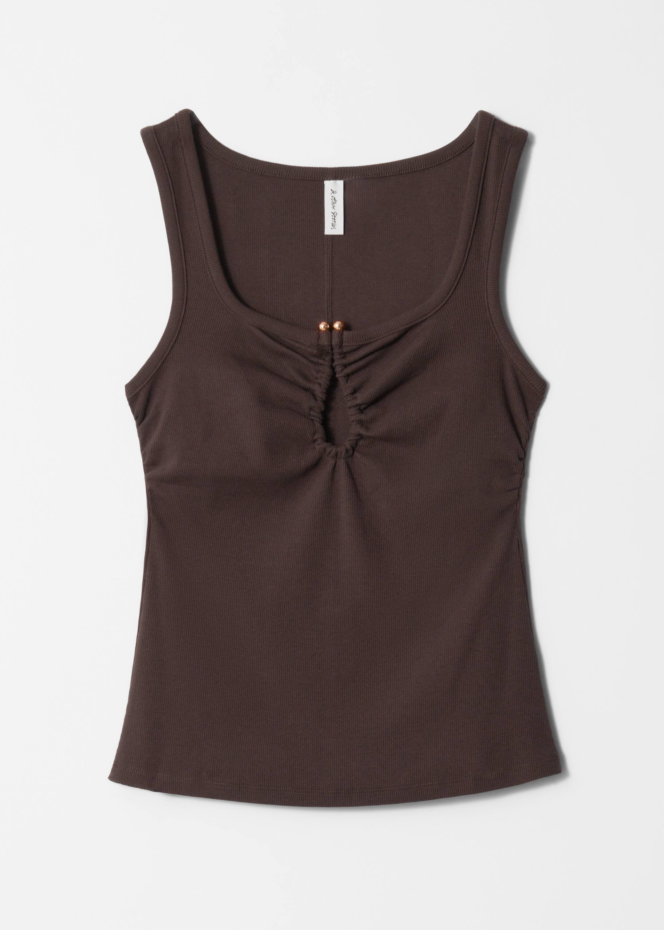 Größeres Bild anzeigen: Tanktop mit Schnallendetail - Braun - Ladies | H&M AT 5