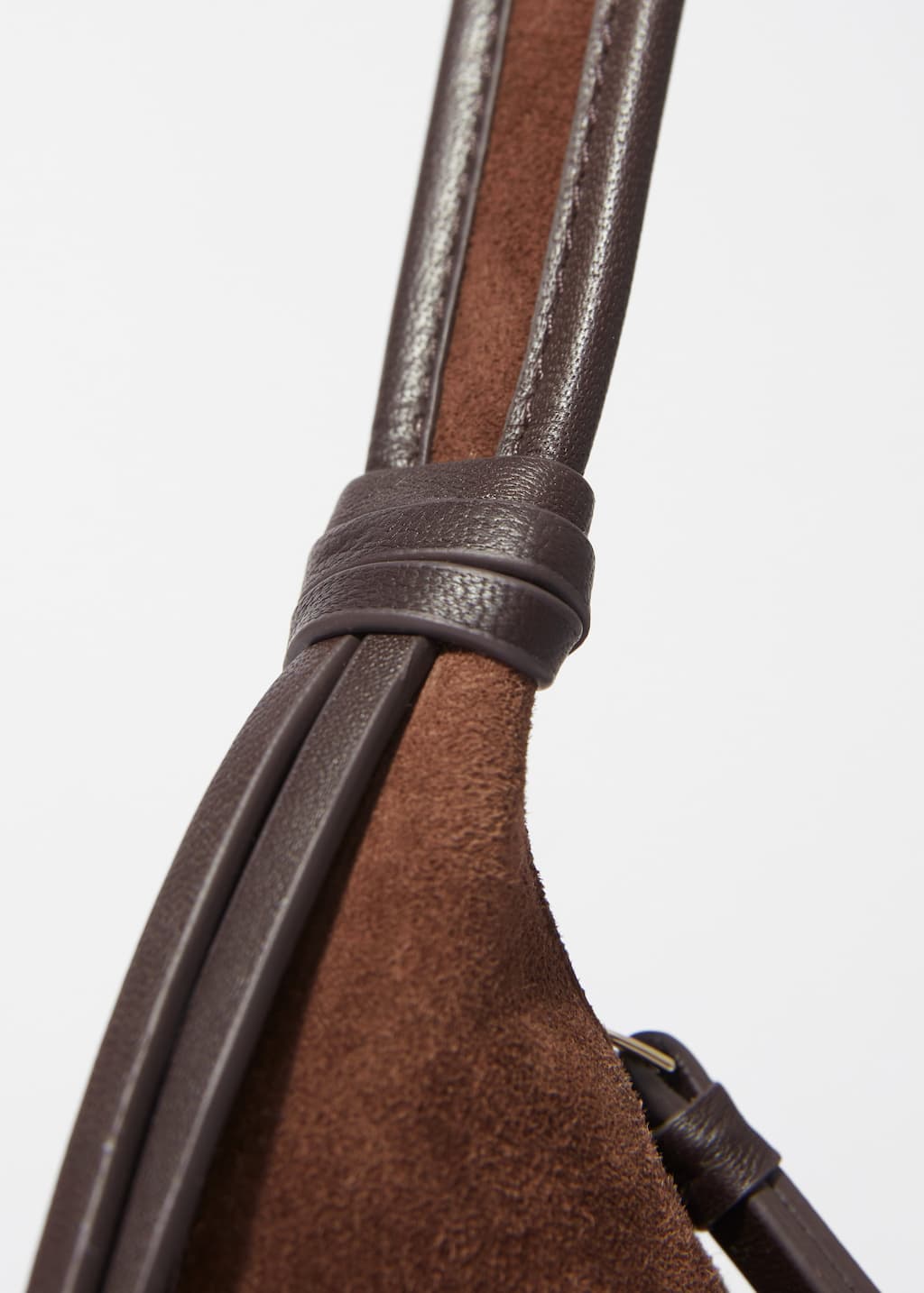 Image of Fringed Suede Shoulder Bag